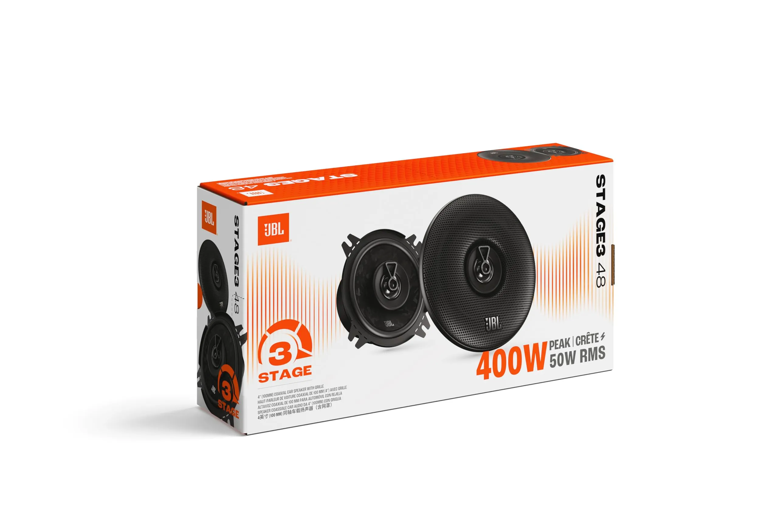 JBL Stage3 Gen2 48 4" (10 cm) 2-Way Coaxial Car Speakers - immagine 13