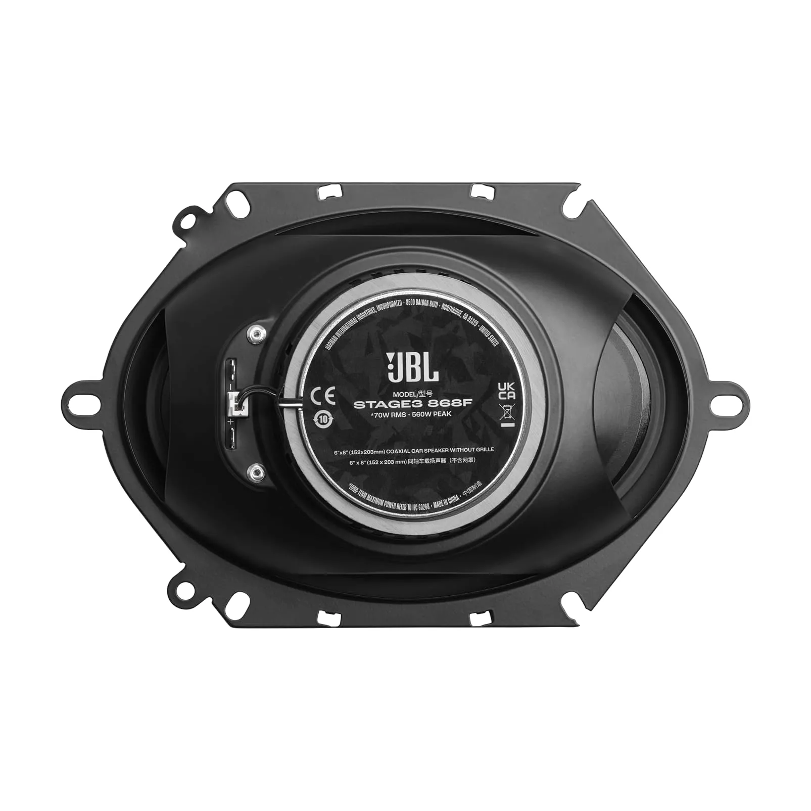 JBL Stage3 Gen2 868F 6 x 8 in Coaxial 2-Way Car Speakers - immagine 4