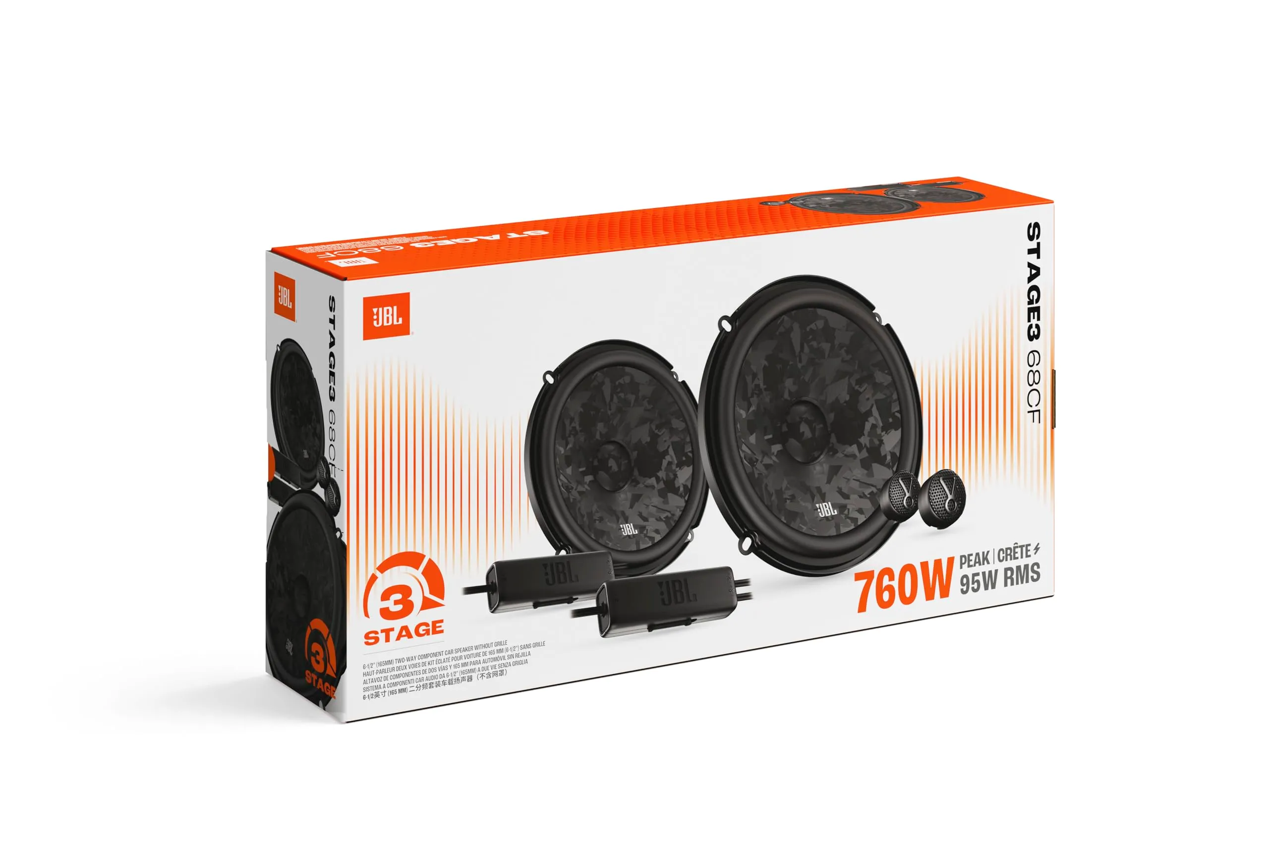 JBL Stage3 Gen2 68CF 6.5" 2-Way Component Speaker Kit - immagine 14