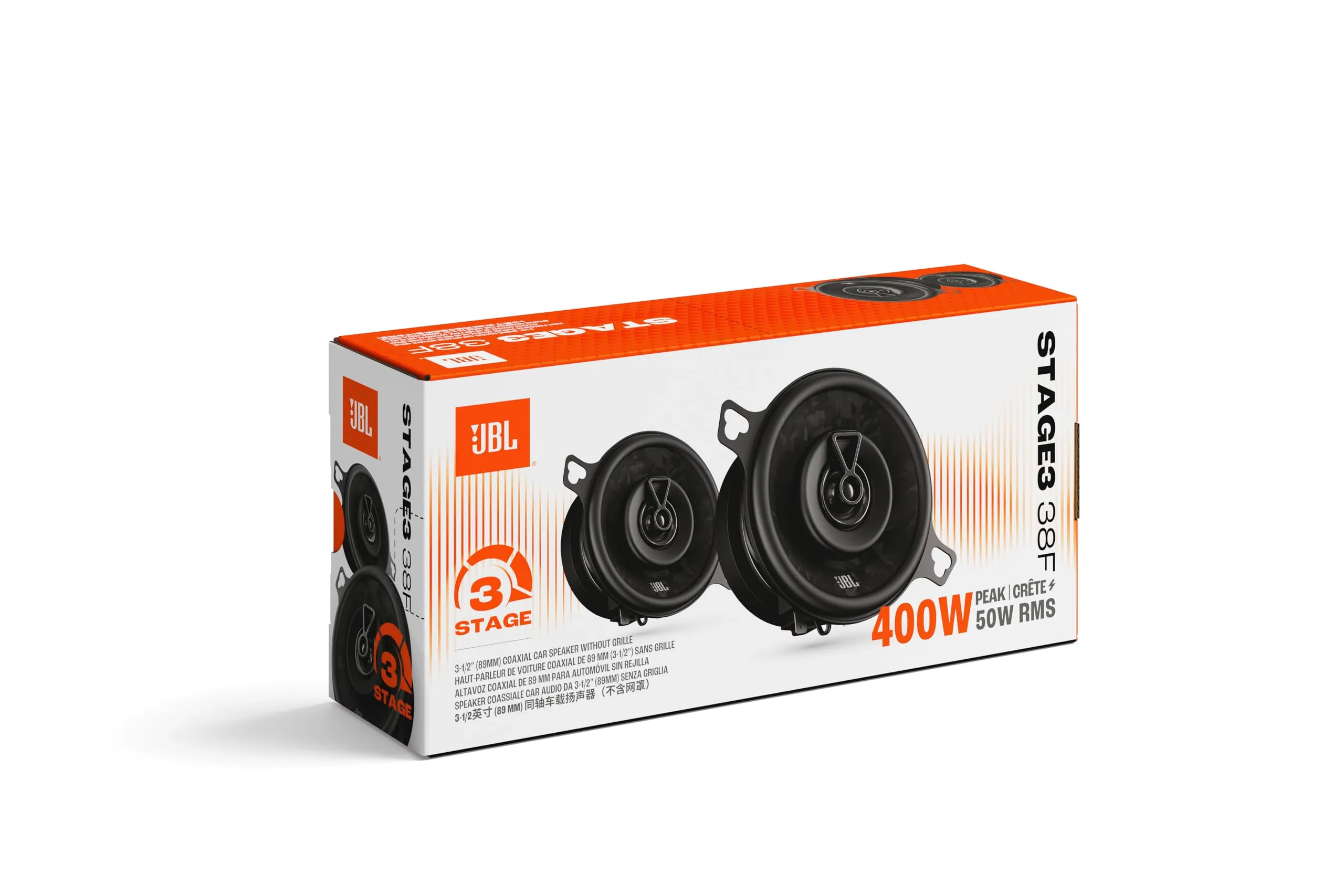 JBL Stage3 Gen2 38F 3.5" Coaxial Car Speakers, 2-Way - immagine 12