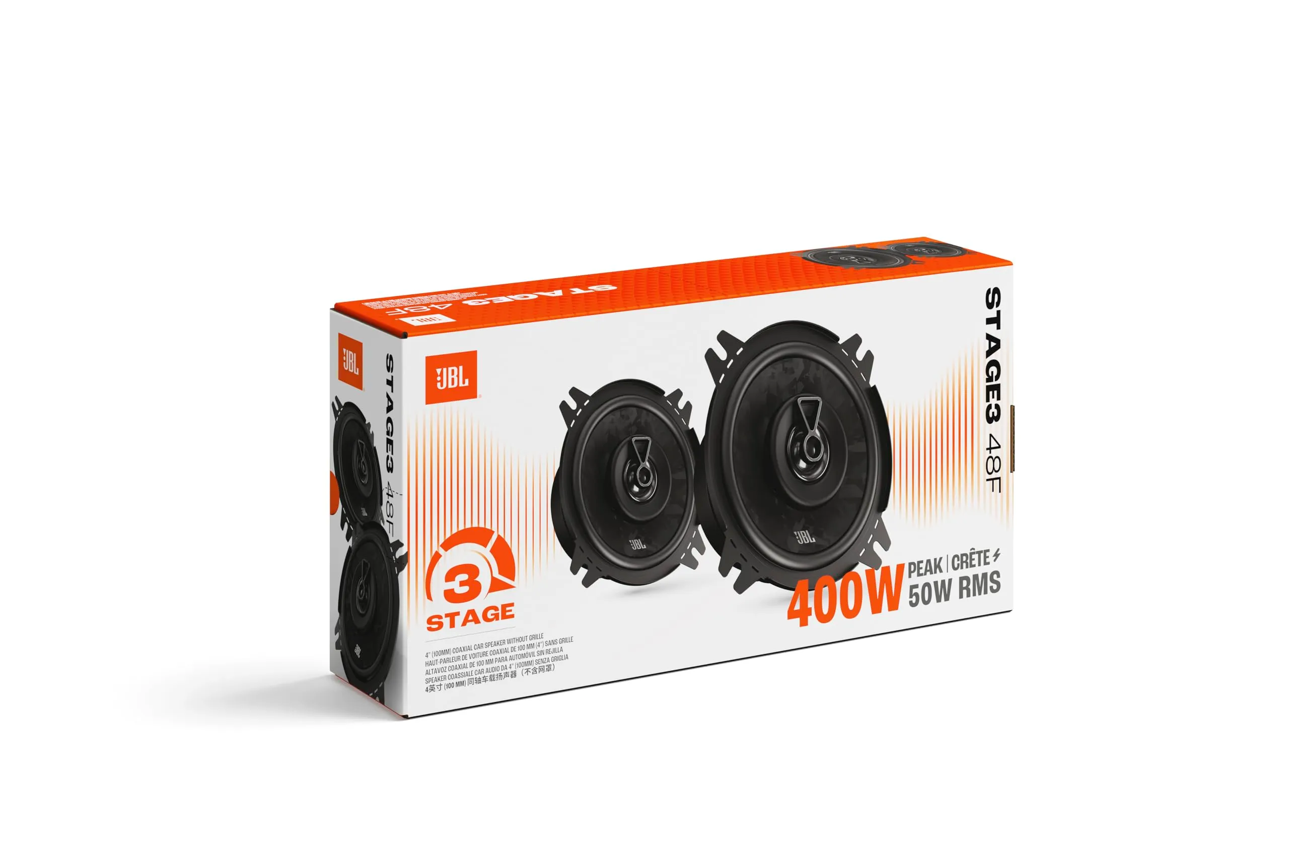 JBL Stage3 Gen2 48F 4" (10 cm) 2-Way Coaxial Car Speakers - immagine 13