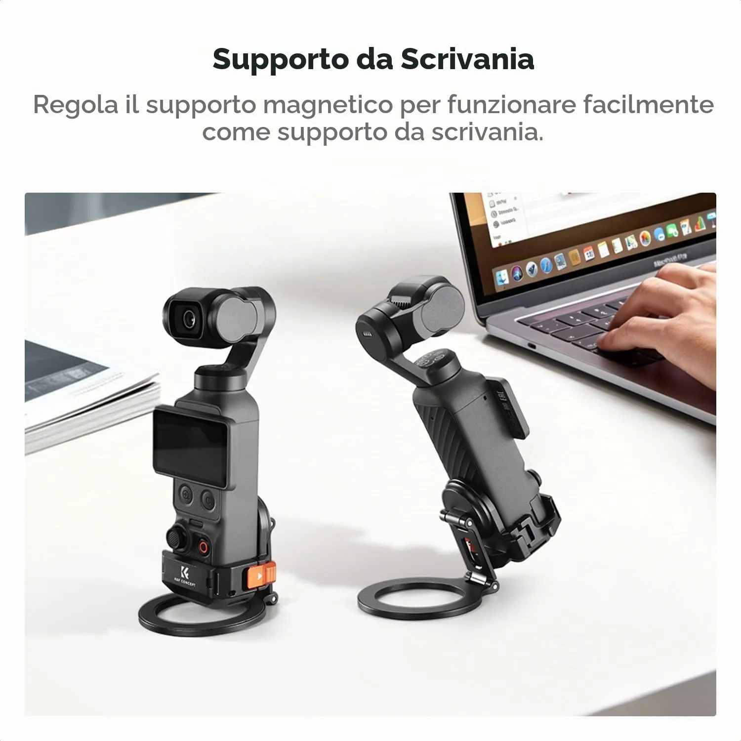 K&F CONCEPT Cornice Estensibile Magnetica per DJI Osmo Pocket 3/4 - immagine 6