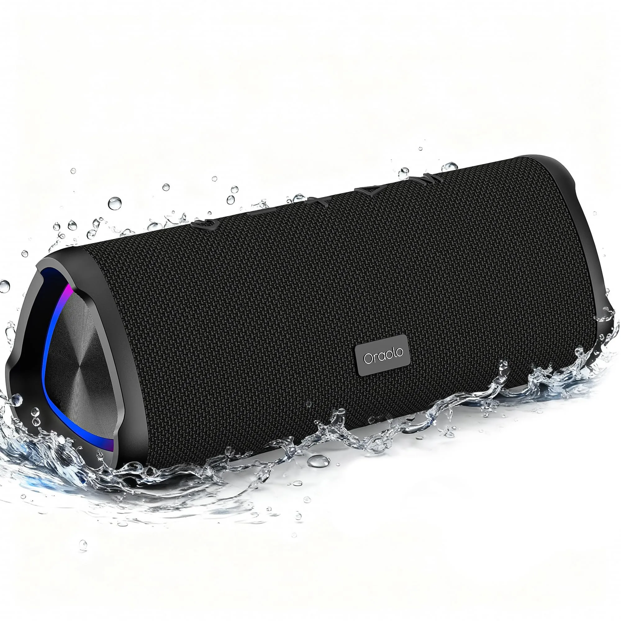 oraolo BS16 Altoparlante Bluetooth Portatile 20W Impermeabile IPX6 con Luci RGB - immagine 1