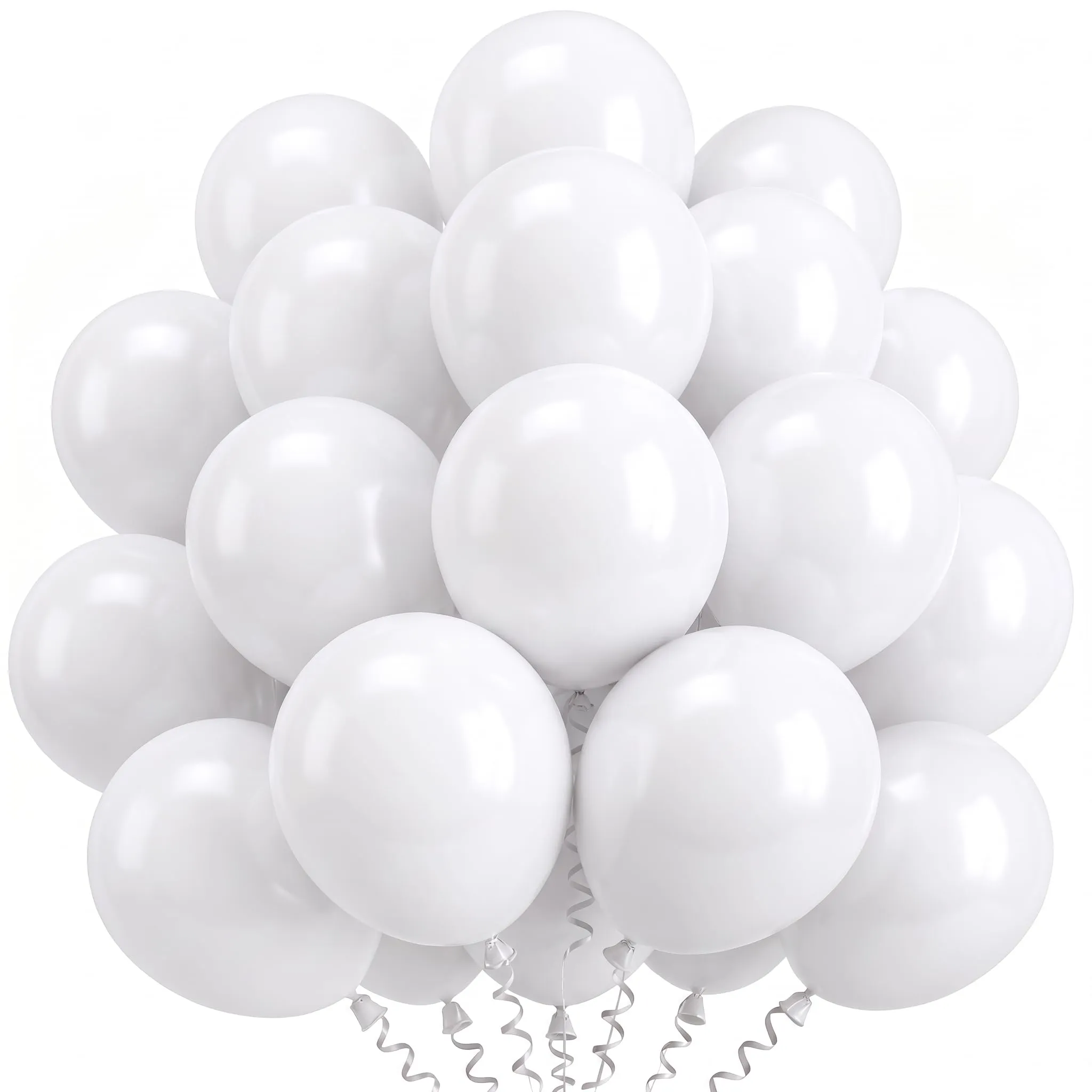 Balloon Garland Palloncini Bianchi, 100 Pezzi, 12 Pollici - immagine 1