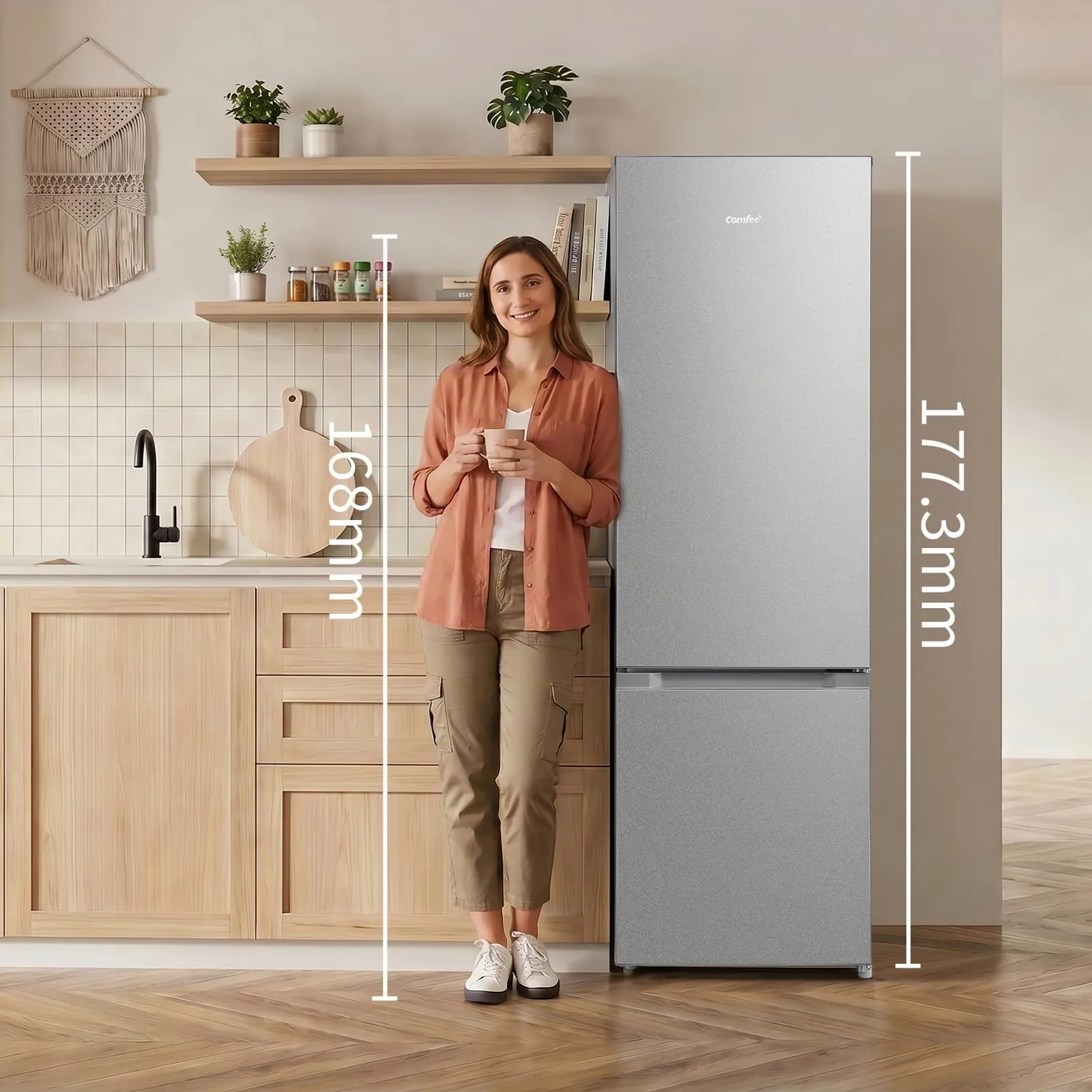 COMFEE' Frigorifero Combinato Low Frost 262L RCB268LS2EU(E) - immagine 4