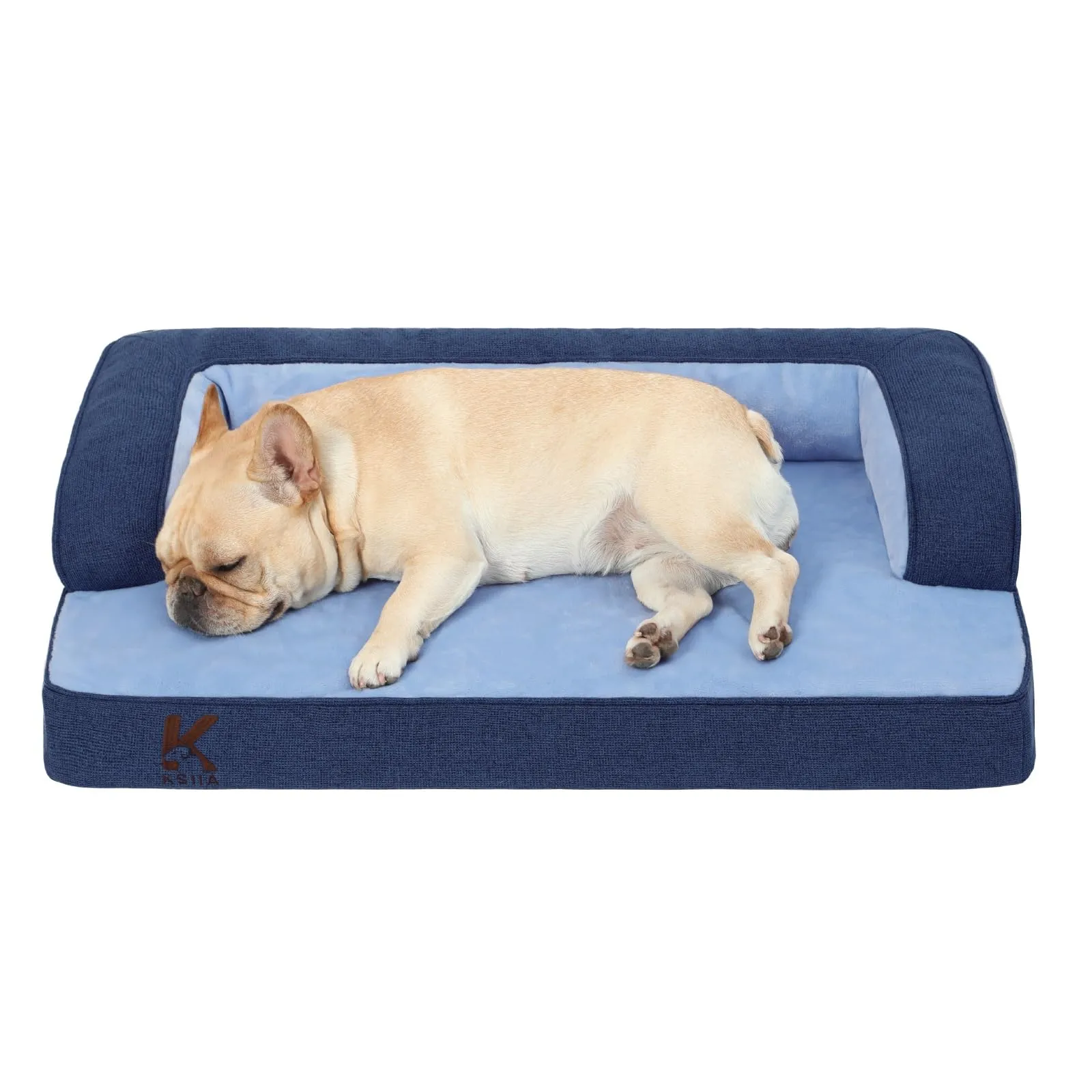 KSIIA Cuccia Cane Grande Ortopedica Sfoderabile e Lavabile 88x55x15cm - immagine 1
