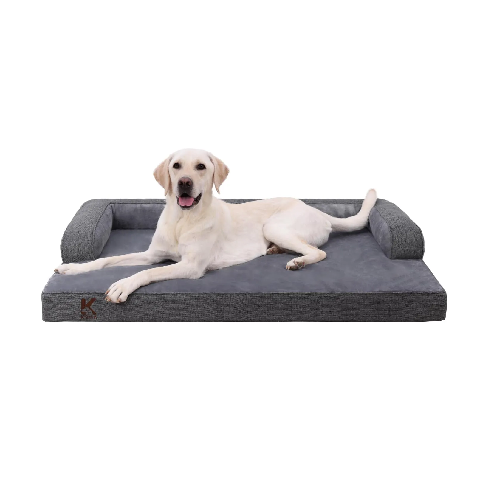 KSIIA Cuccia Cane Grande Ortopedica Sfoderabile e Lavabile 104x68x17cm - immagine 1