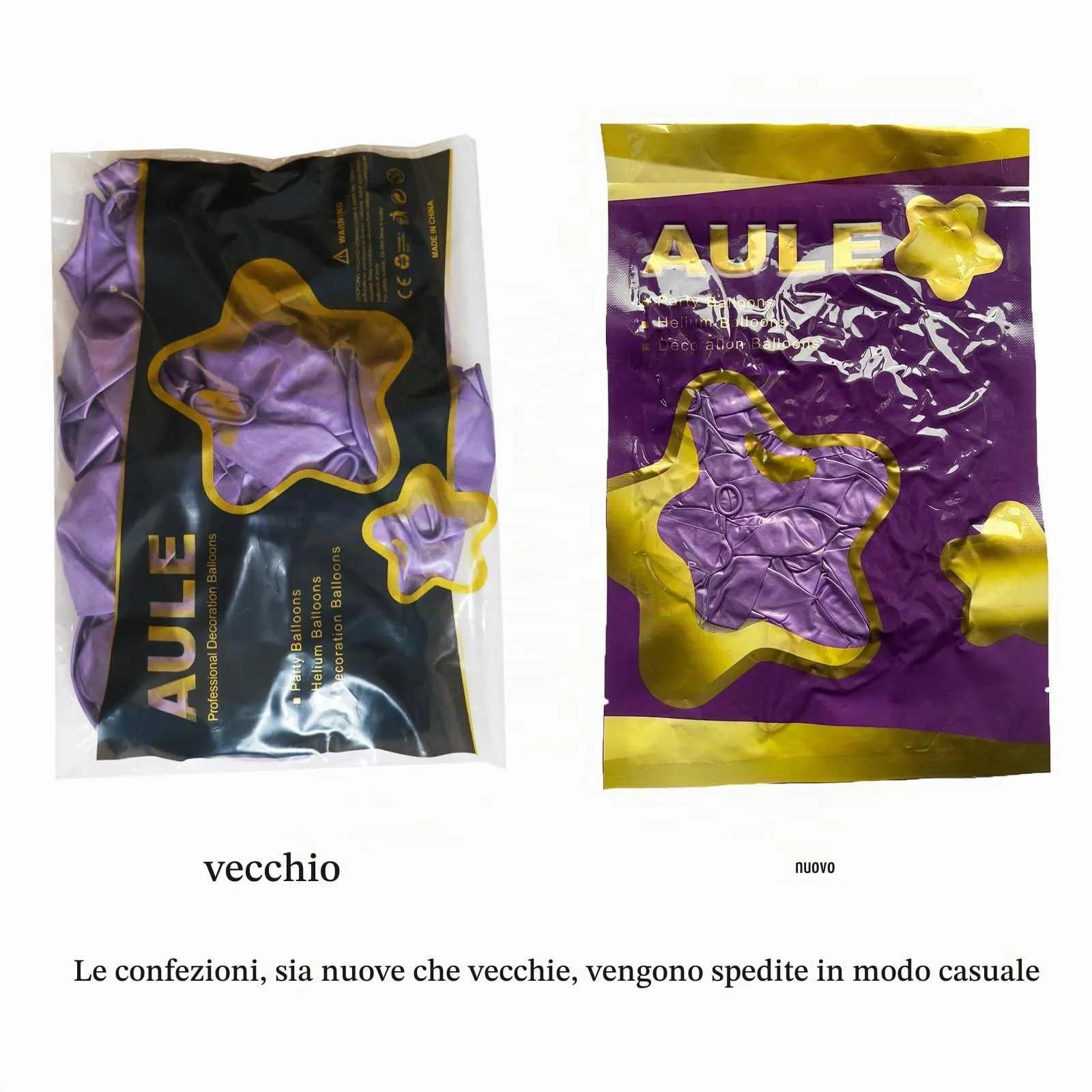AULE Palloncini Viola Metallizzati, 50 Pezzi, 30cm - immagine 6
