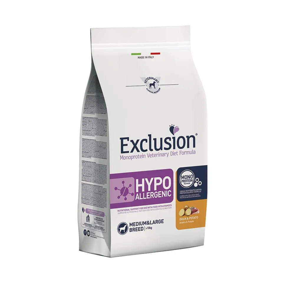 Exclusion Diet Hypoallergenic Adult Medium Large Duck and Potato 12 kg - immagine 1