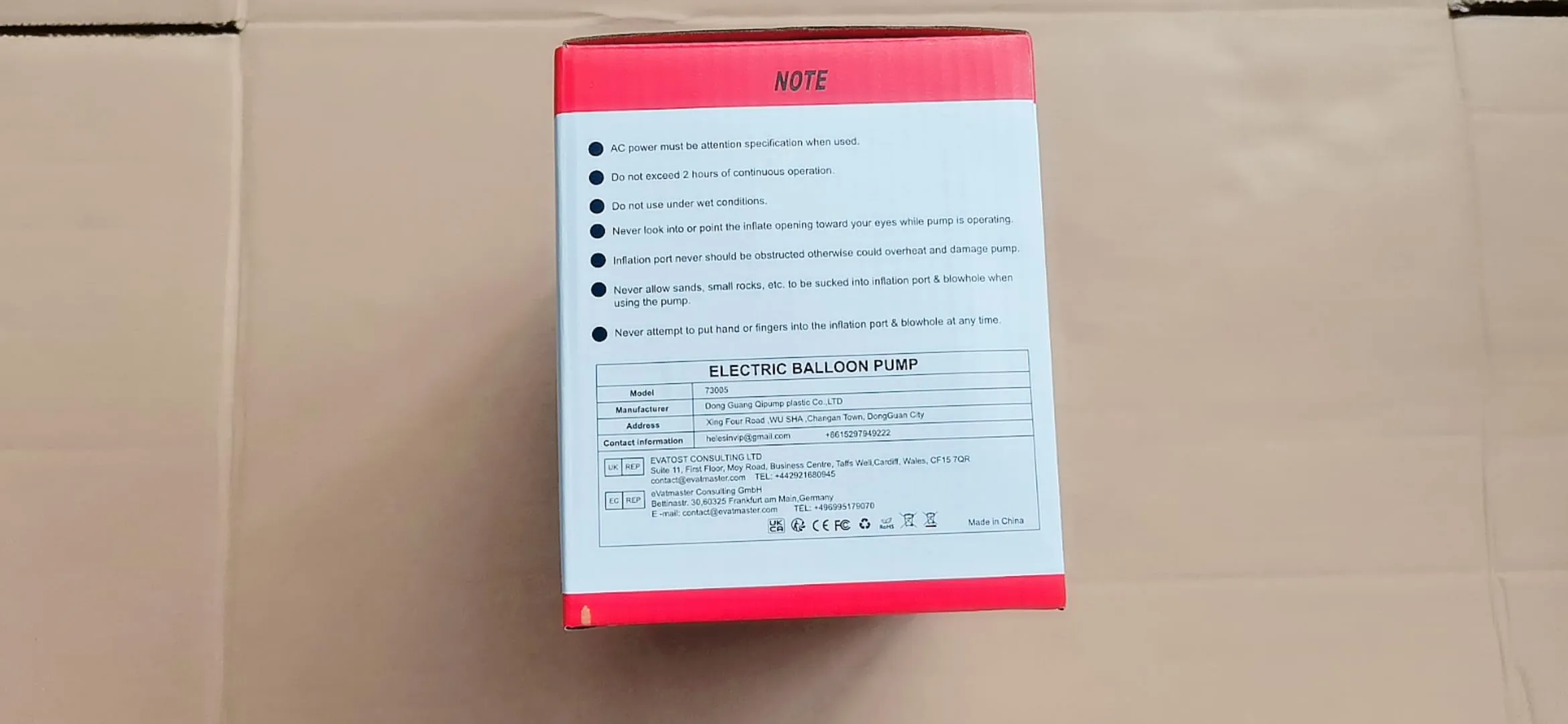 FLSEPAMB Pompa Elettrica per Palloncini 600W, 2 Modalità, Fucsia - immagine 8