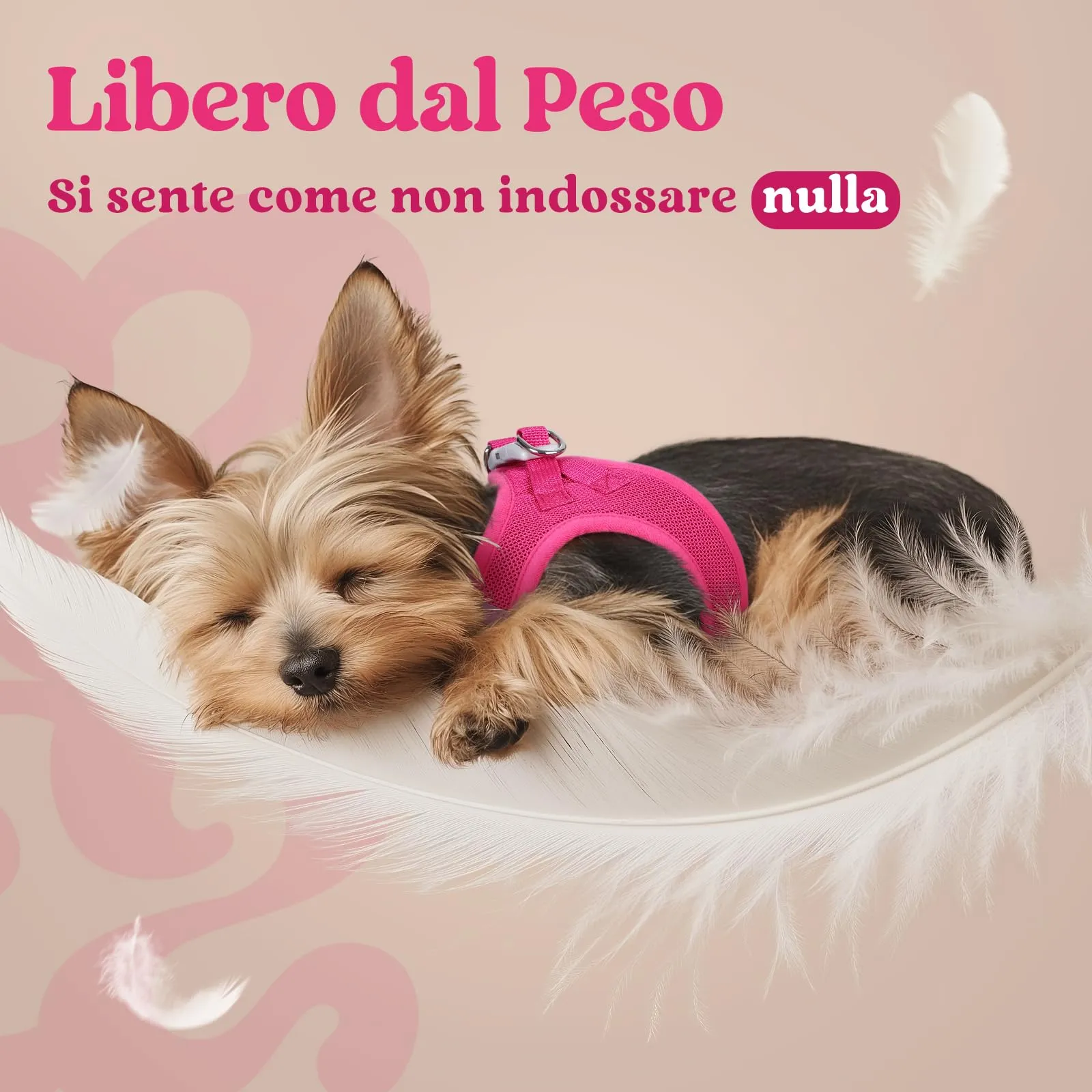 rabbitgoo Pettorina Cane, Rosa Rossa, XS - immagine 4