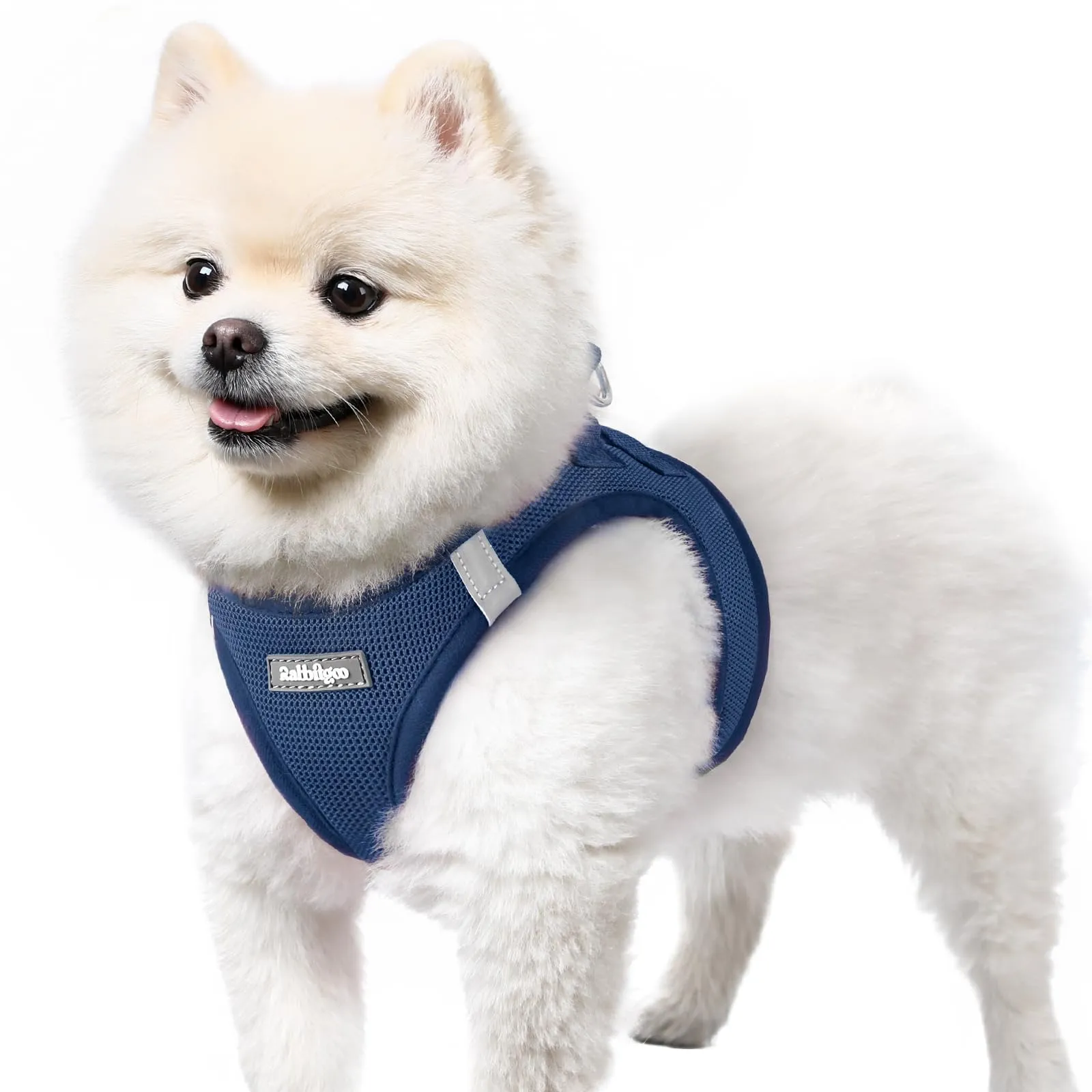 rabbitgoo Pettorina Cane Taglia Piccola, Blu Scuro S - immagine 1