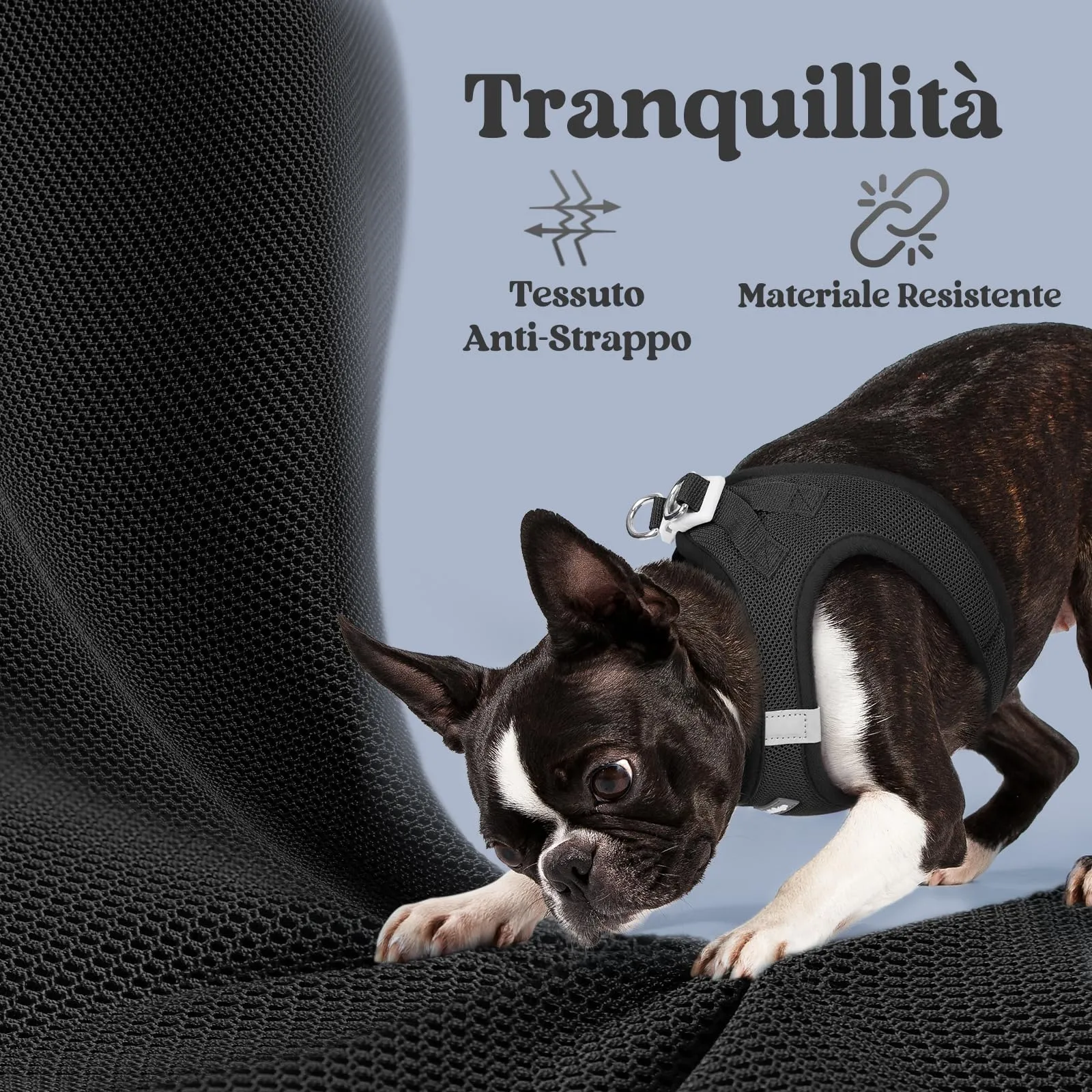 rabbitgoo Pettorina Cane, Nero, XS - immagine 7