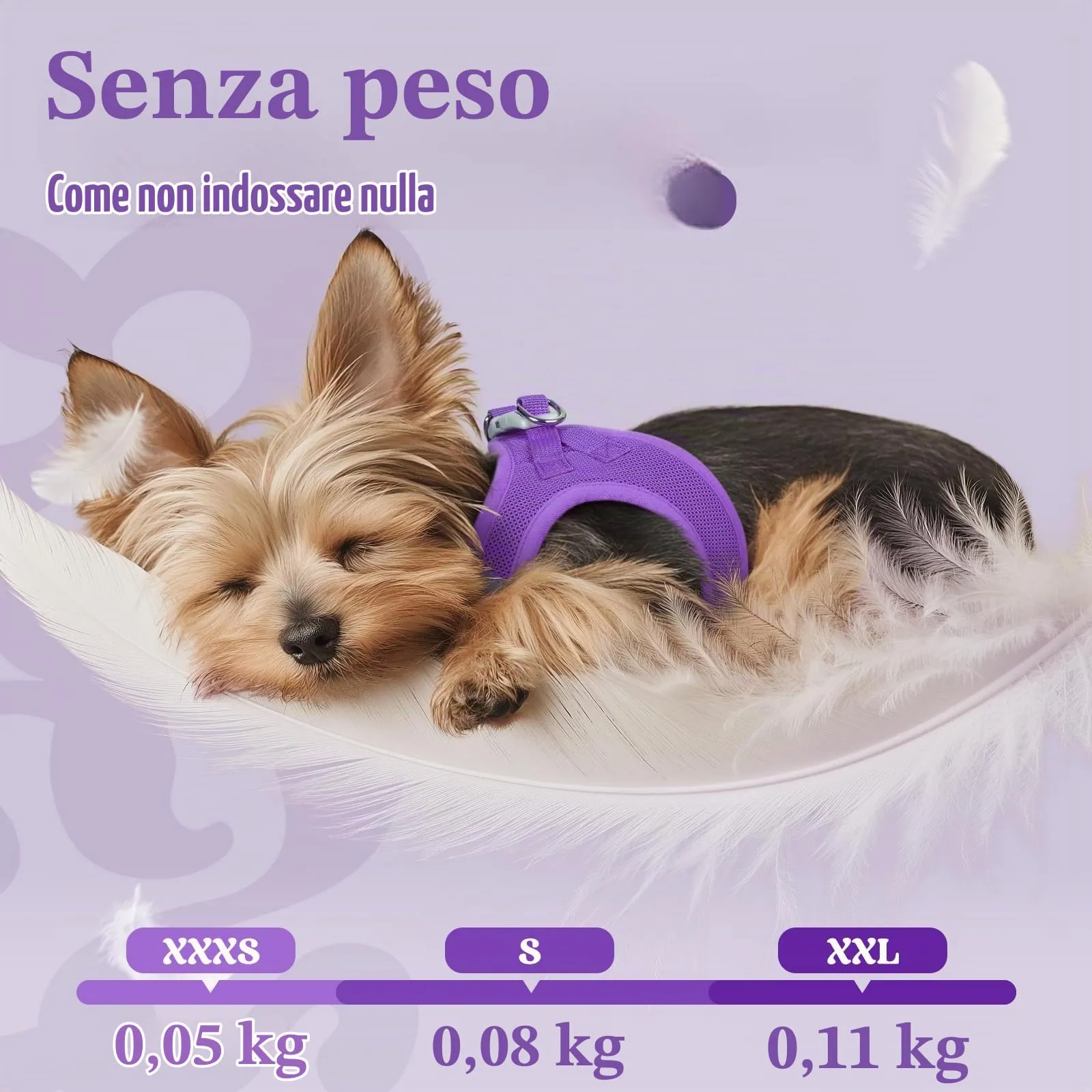 rabbitgoo Pettorina Cane, Viola, XS - immagine 4