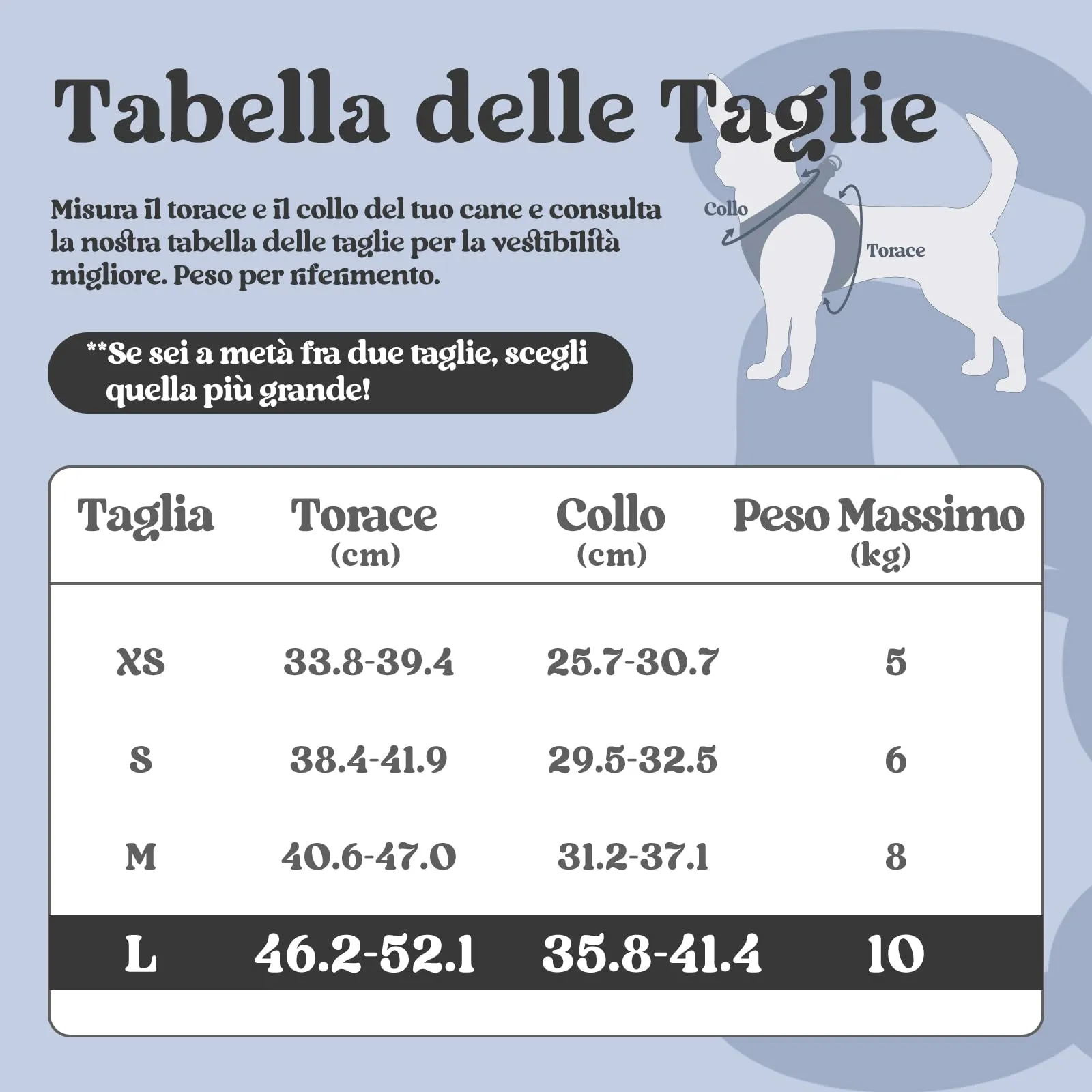 rabbitgoo Pettorina Cane Leggera e Morbida, Nero, Taglia L - immagine 2