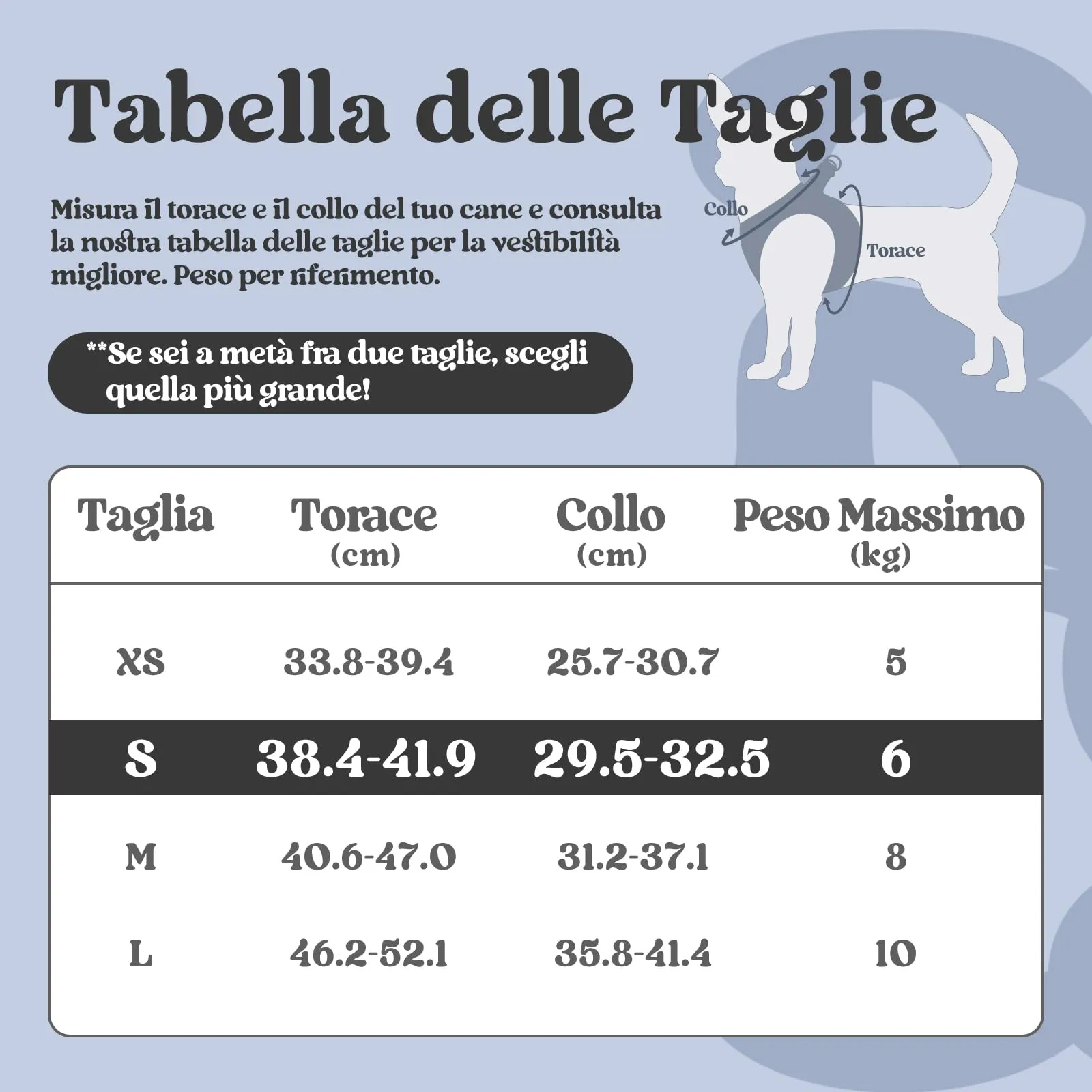 rabbitgoo Pettorina Cane Taglia Piccola, Nero S - immagine 2