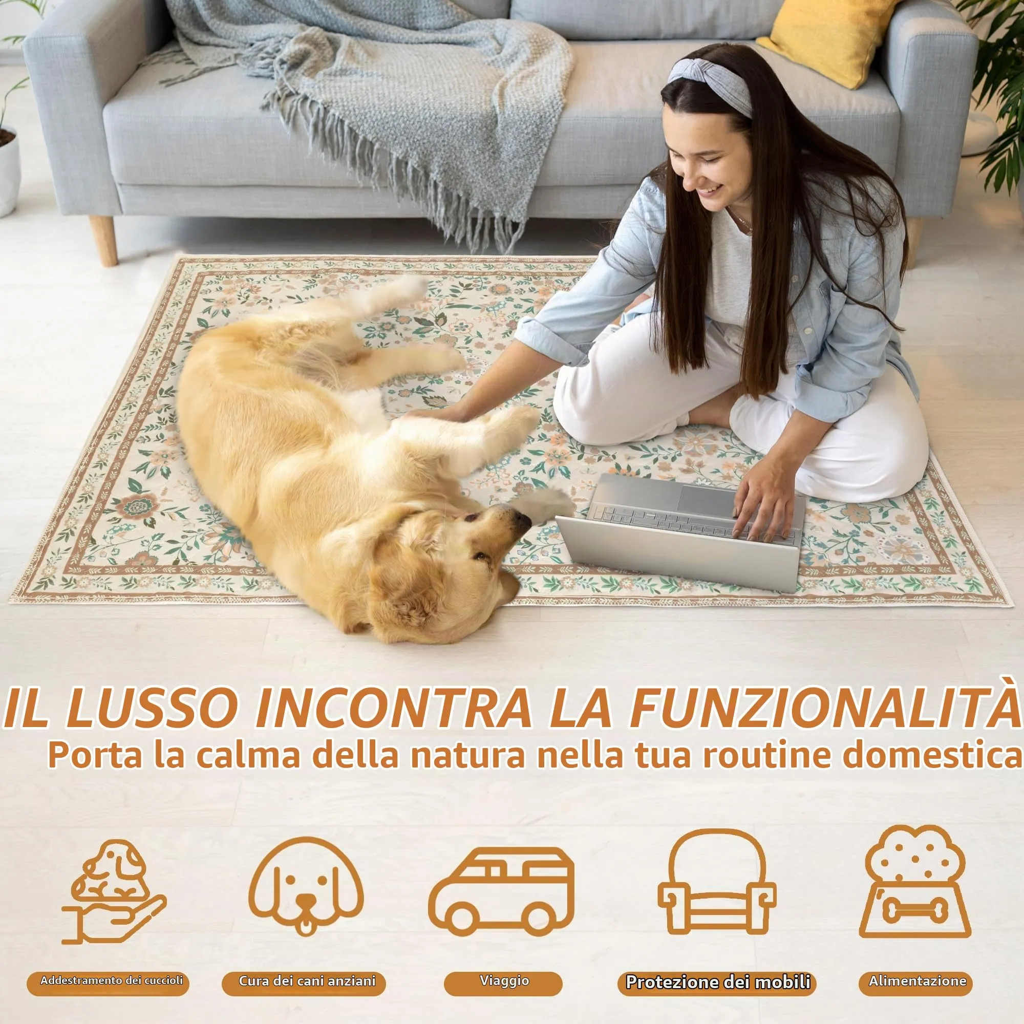 BaoDan Traversine Lavabili per Cani, Assorbenti 60x90cm (2 Pezzi) - immagine 4