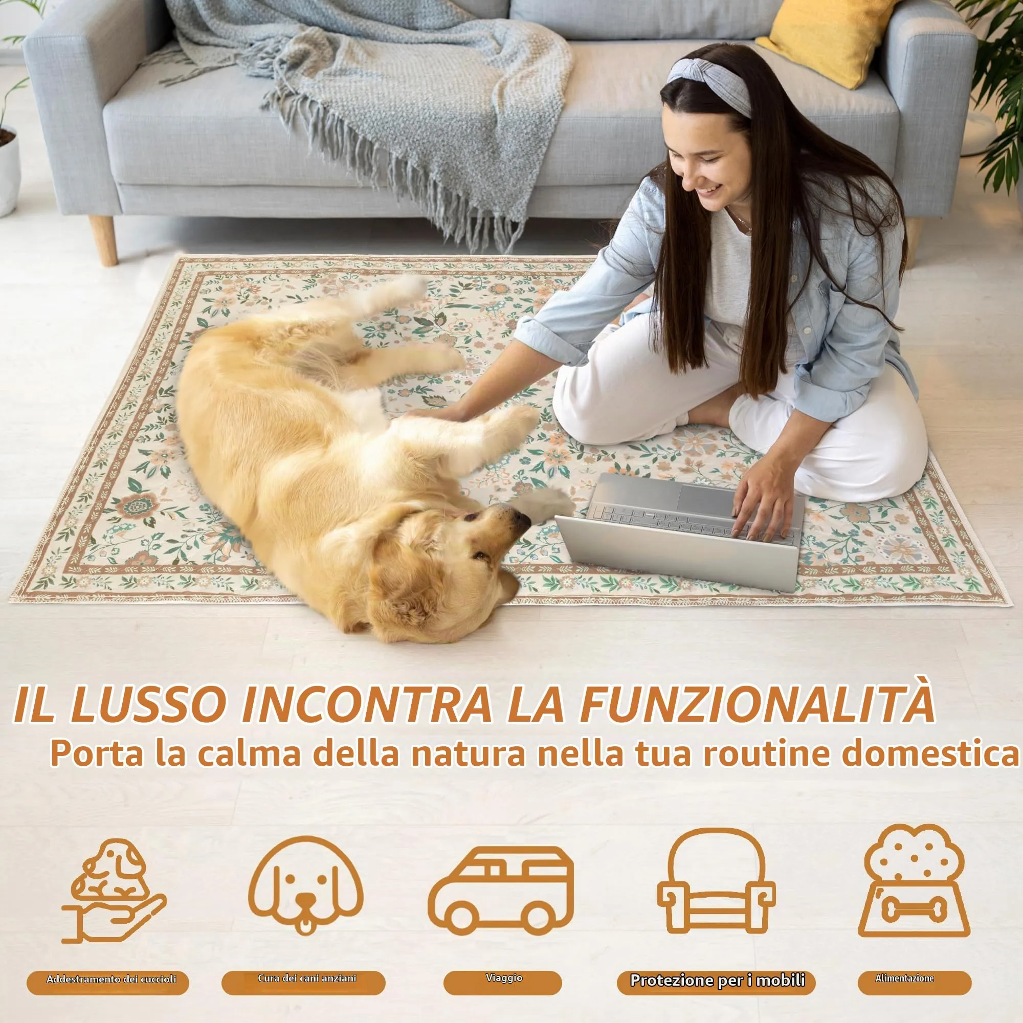 BaoDan Traversine Lavabili per Cani, 45x60cm, 2 Pezzi - immagine 4