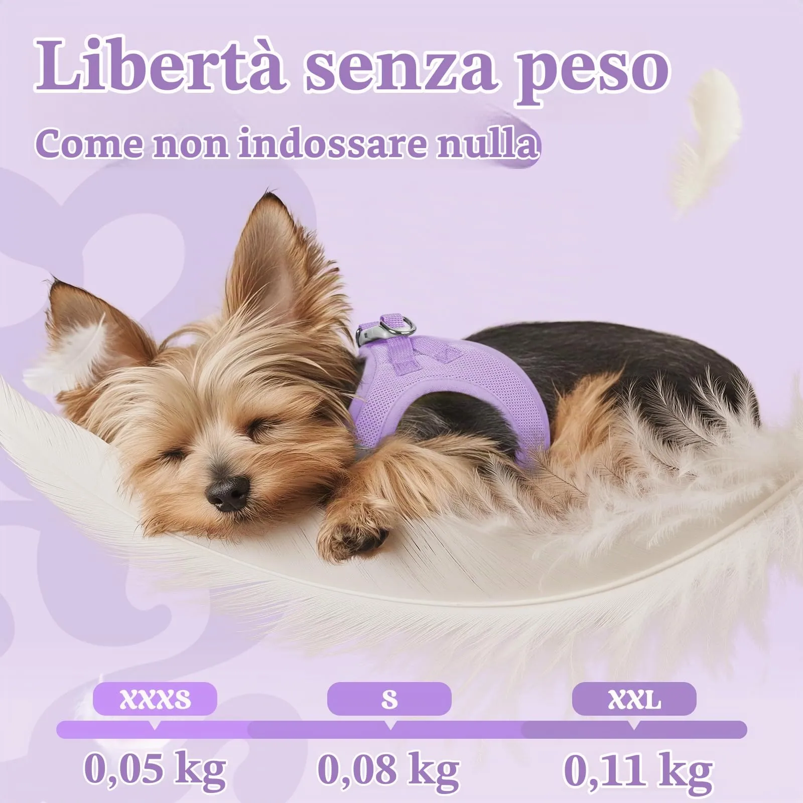 rabbitgoo Pettorina Cane, Lilla, XS - immagine 5