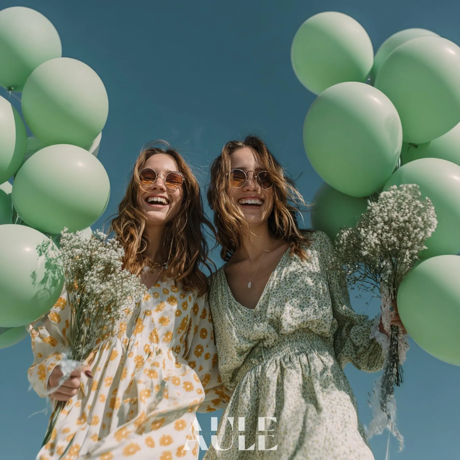 AULE Palloncini in Lattice Verde Salvia, 50 Pezzi, 30cm - immagine 5