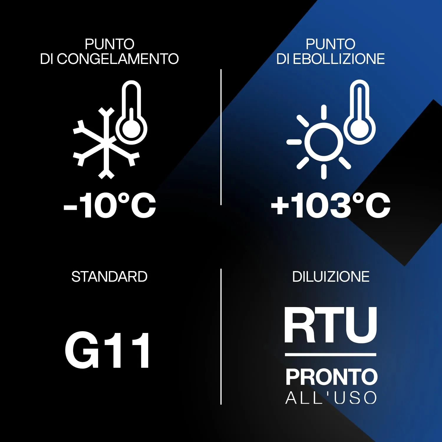 ERRECOM Blue Cool Liquido Radiatore Blu G11 Nap Free, Pronto all’Uso, 1 Litro - immagine 3