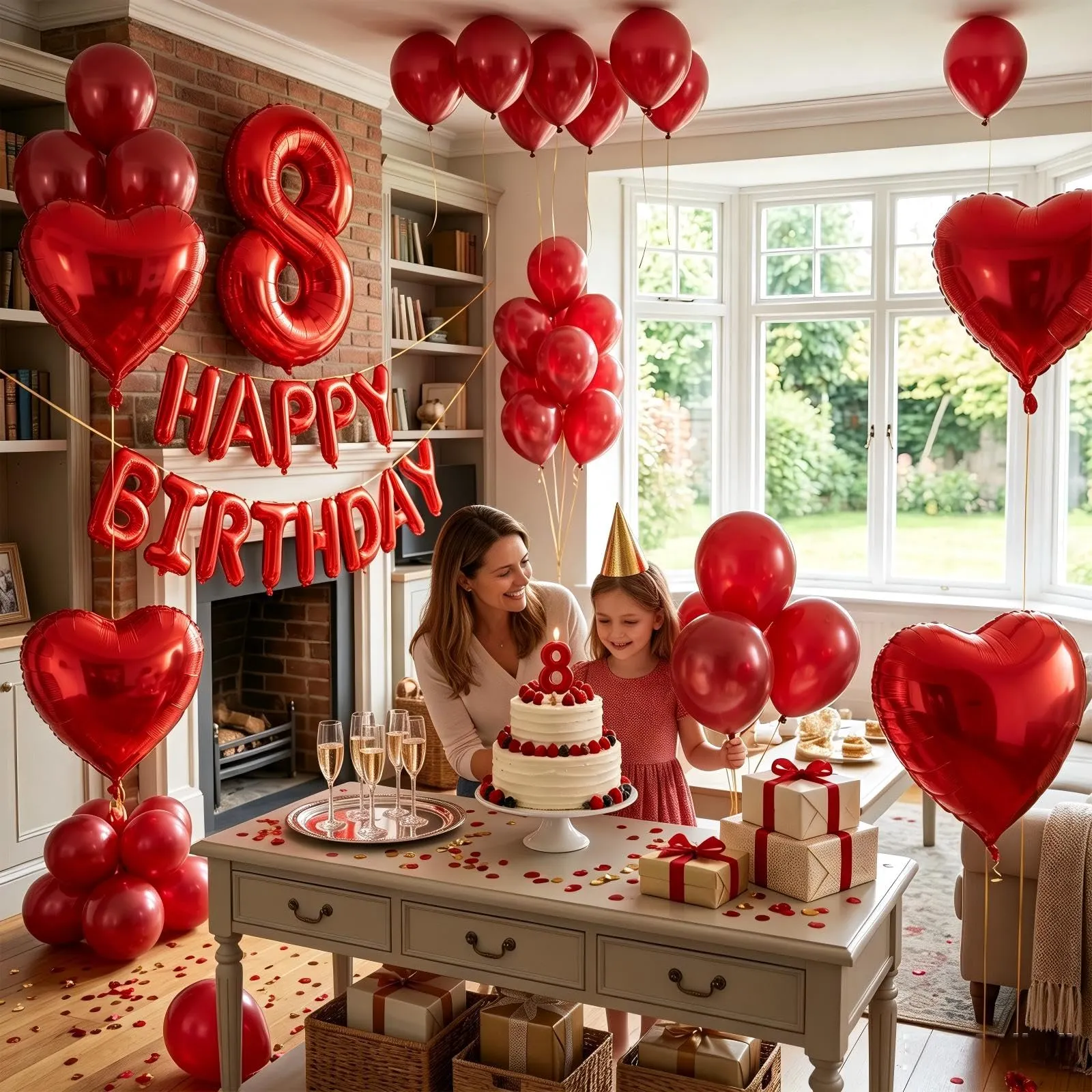 Balloon Garland Palloncini Rossi, 100 Pezzi, 12 Pollici - immagine 5