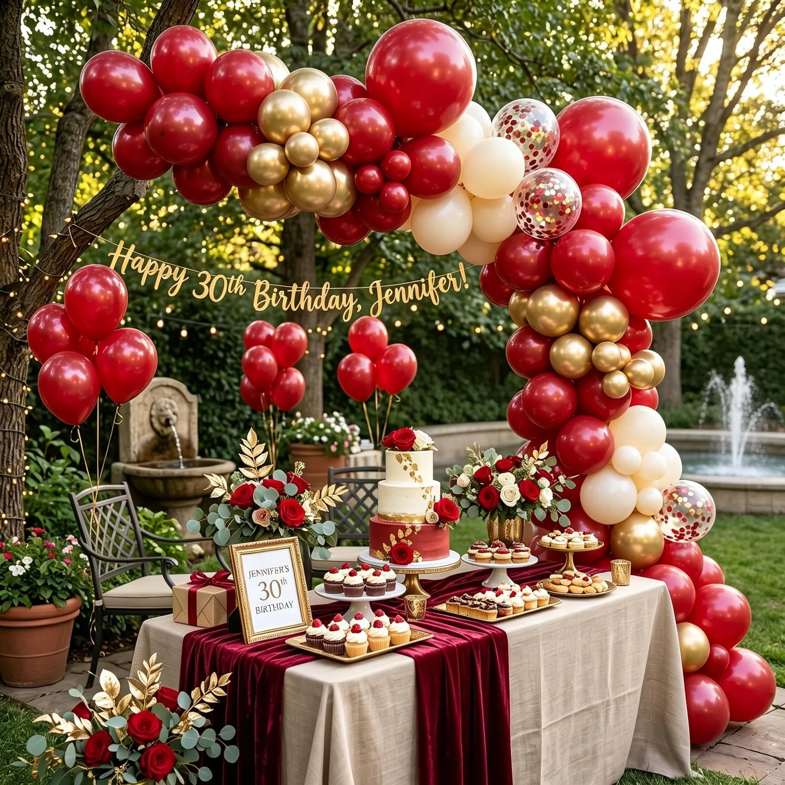 Balloon Garland Palloncini Rossi, 100 Pezzi, 12 Pollici - immagine 6