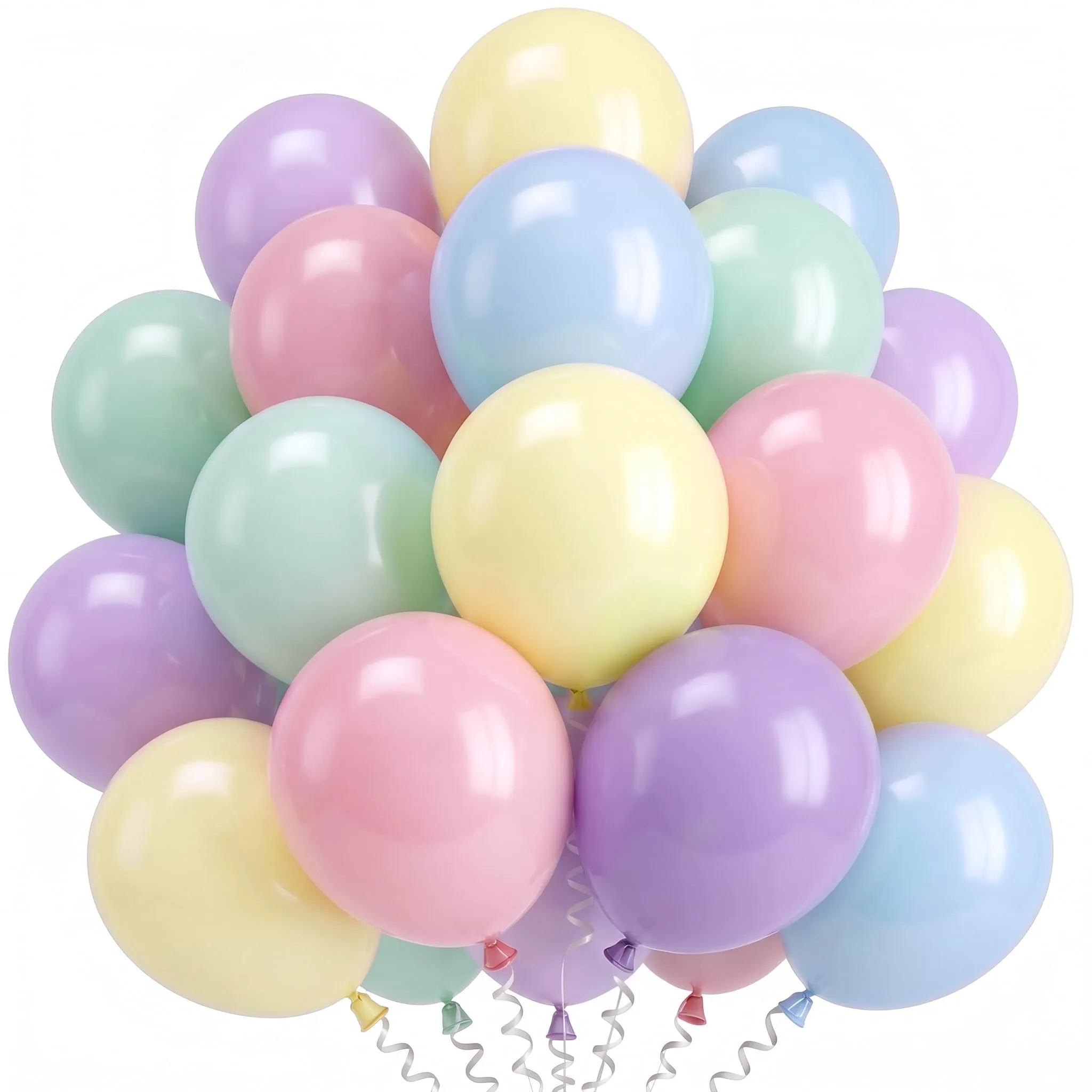 Balloon Garland 100 Pezzi Palloncini Colorati Pastello 12 Pollici - immagine 1