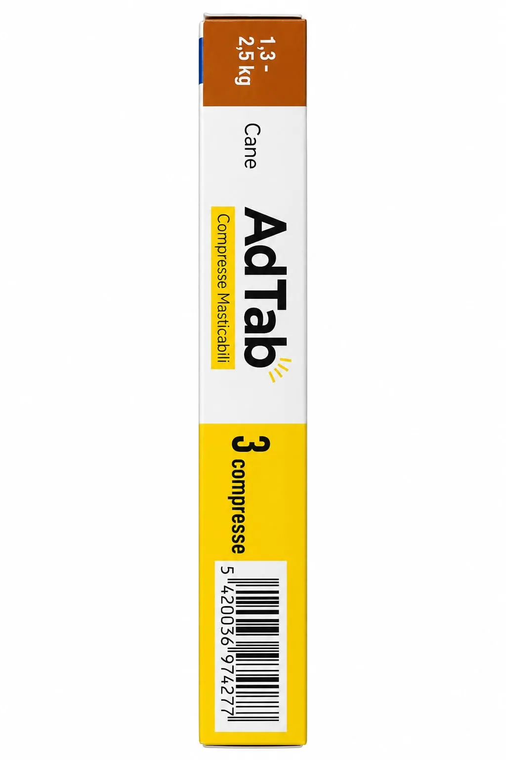 AdTab Compresse Masticabili per cani 1,3-2,5 kg - 3 compresse - immagine 3