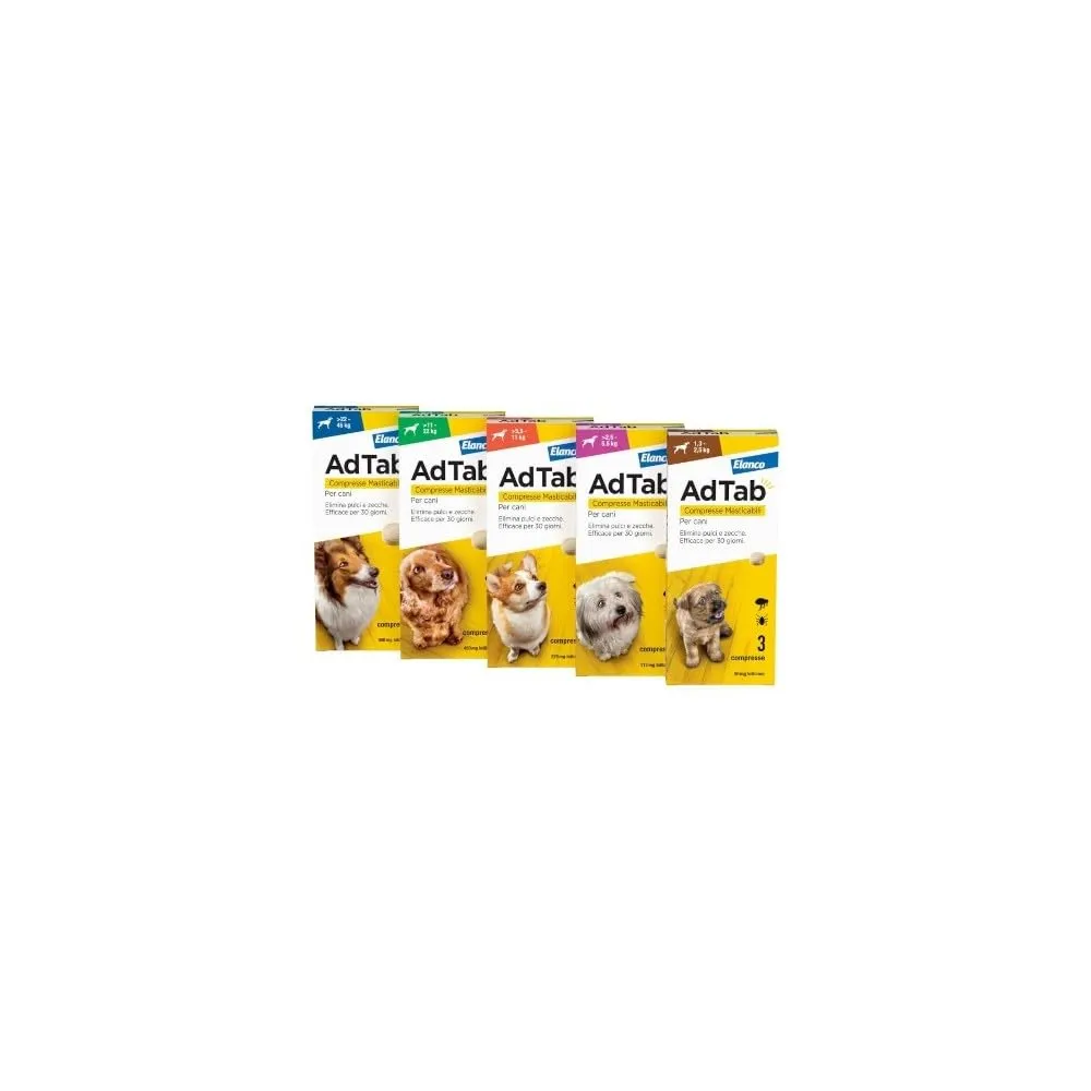 AdTab Compresse Masticabili per cani 11-22 kg - 3 compresse - immagine 1