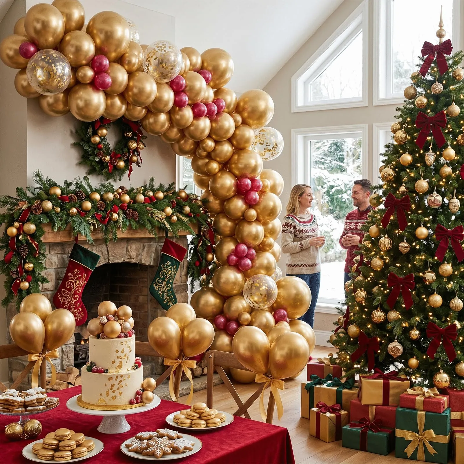 Balloon Garland Palloncini Oro, 100 Pezzi, 12 Pollici - immagine 5