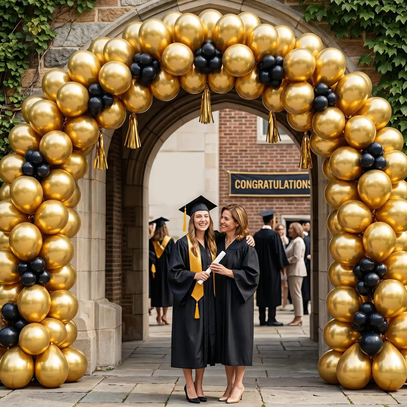 Balloon Garland Palloncini Oro, 100 Pezzi, 12 Pollici - immagine 7