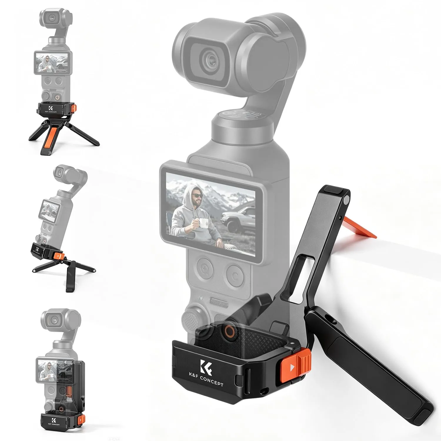 K&F CONCEPT Cornice di Espansione Magnetica per DJI Osmo Pocket 3 / 4 / 4P - immagine 1