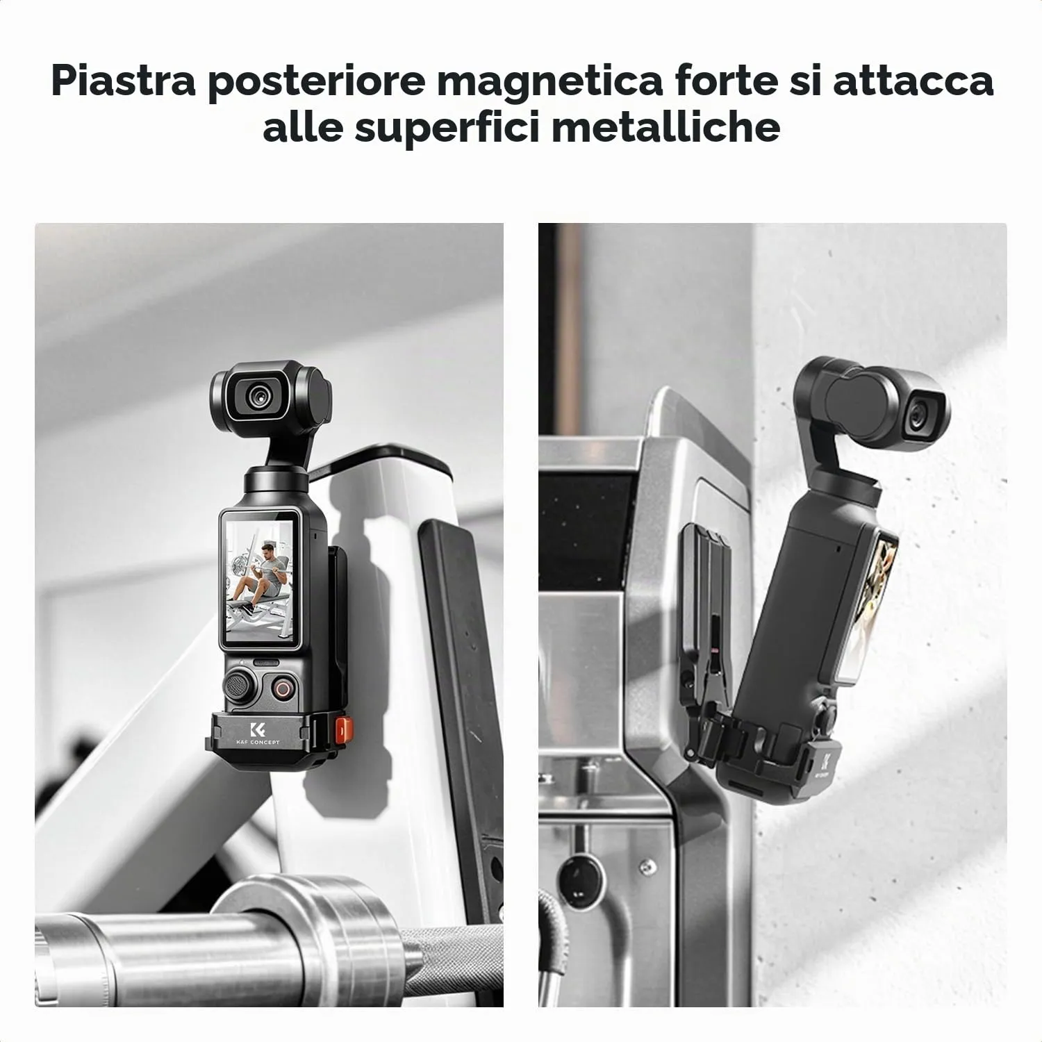 K&F CONCEPT Cornice di Espansione Magnetica per DJI Osmo Pocket 3 / 4 / 4P - immagine 5
