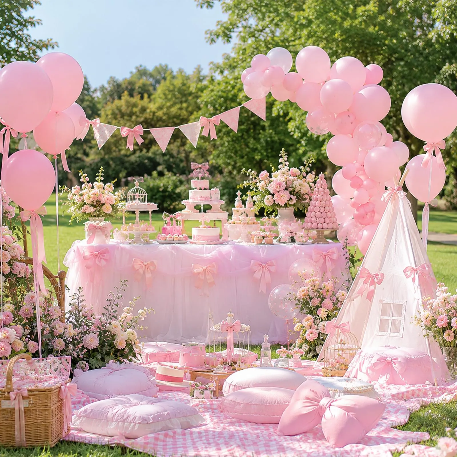 balloon garland Palloncini Rosa Pastello, 100 Pezzi, 12 Pollici - immagine 6