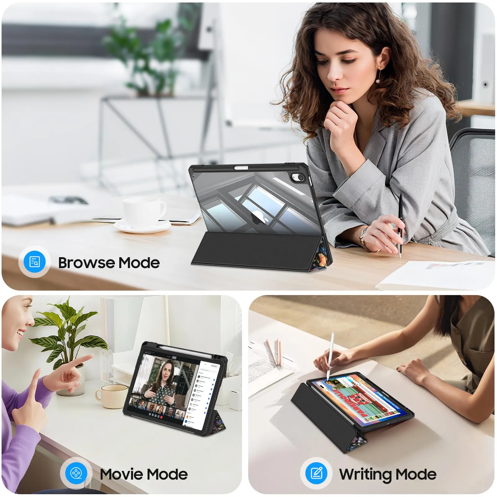 FINTIE Cover per iPad Air 11" (M4/M3/M2 2024-2026) e iPad Air 10,9" (4a e 5a Generazione) - immagine 3