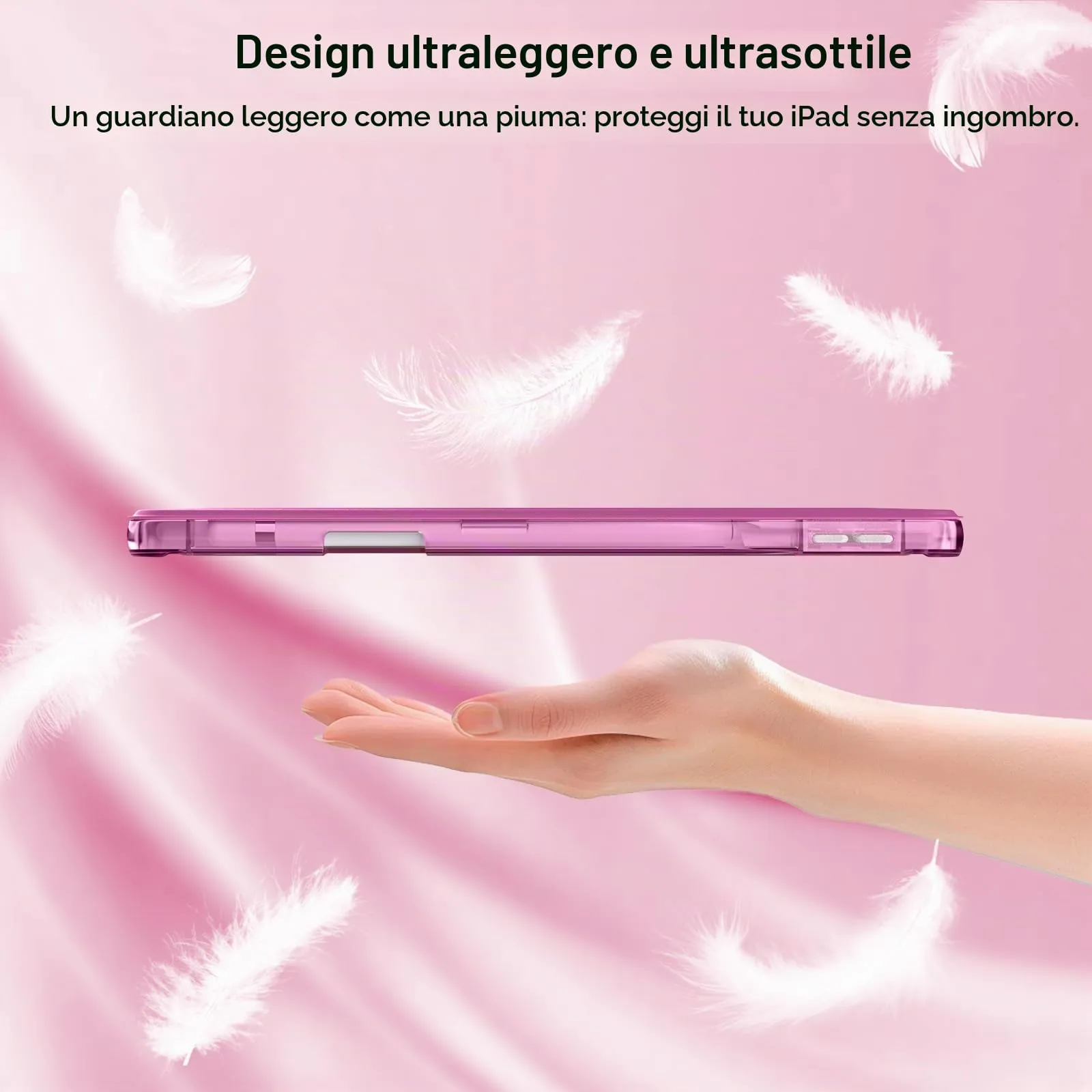 MoKo Cover per iPad 9a/8a/7a Generazione 10,2 Pollici con Portapenna - immagine 8