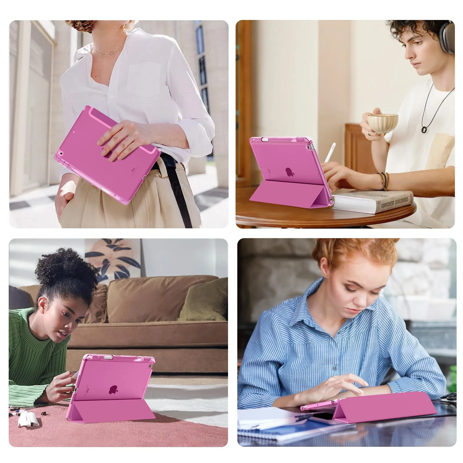 MoKo Cover per iPad 9a/8a/7a Generazione 10,2 Pollici con Portapenna - immagine 9