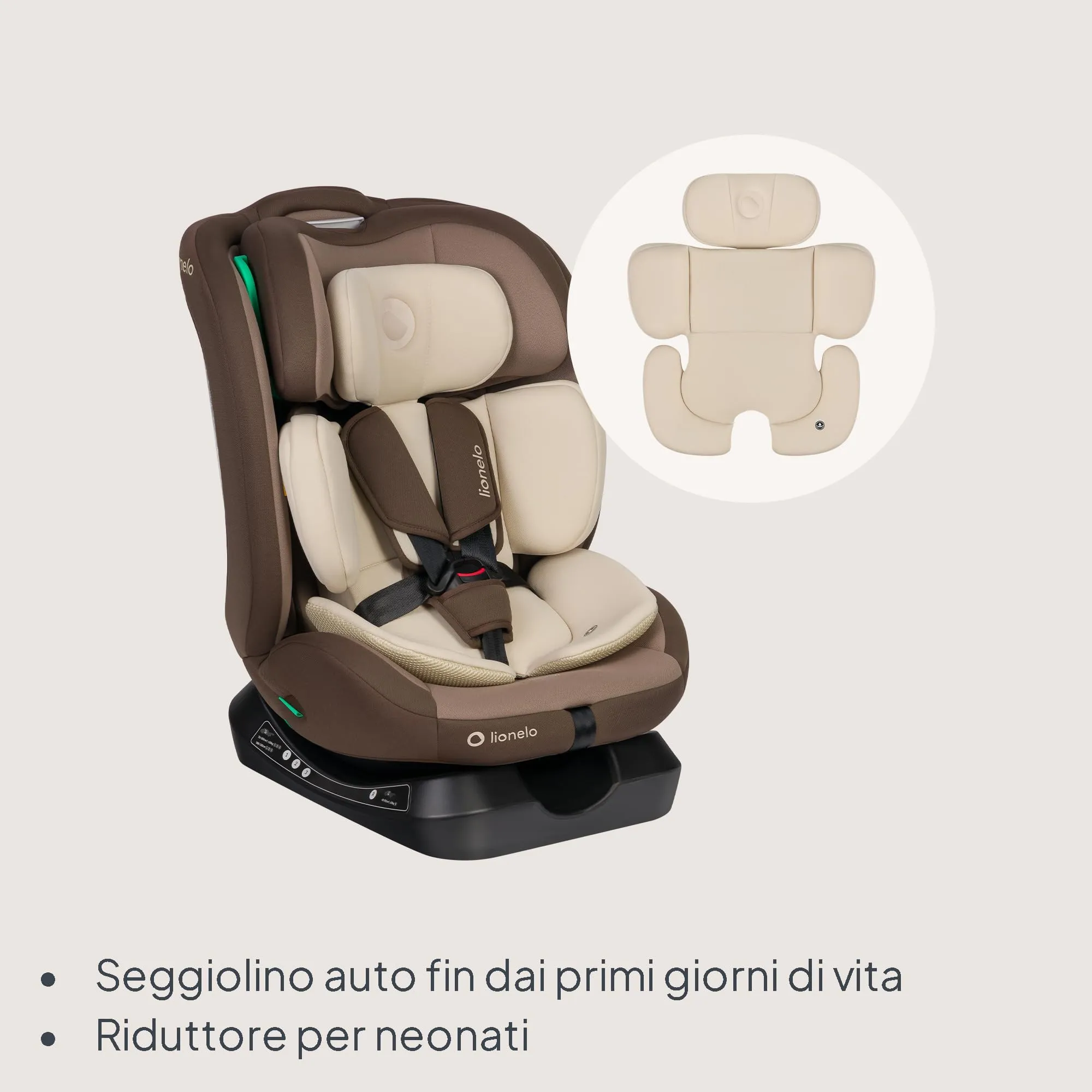Lionelo Aart i-Size Seggiolino Auto Bambini 0-12 anni R129 - immagine 9