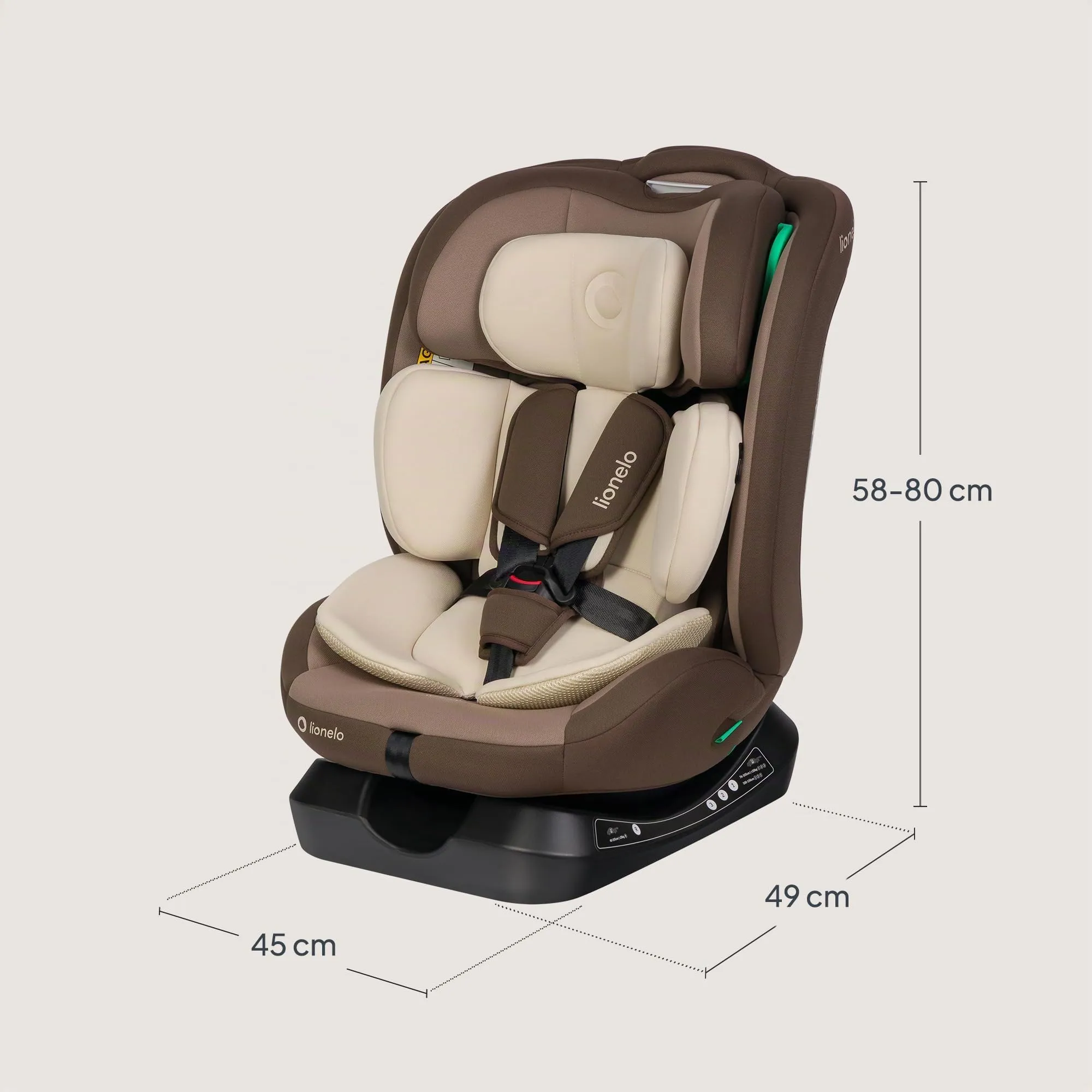 Lionelo Aart i-Size Seggiolino Auto Bambini 0-12 anni R129 - immagine 13