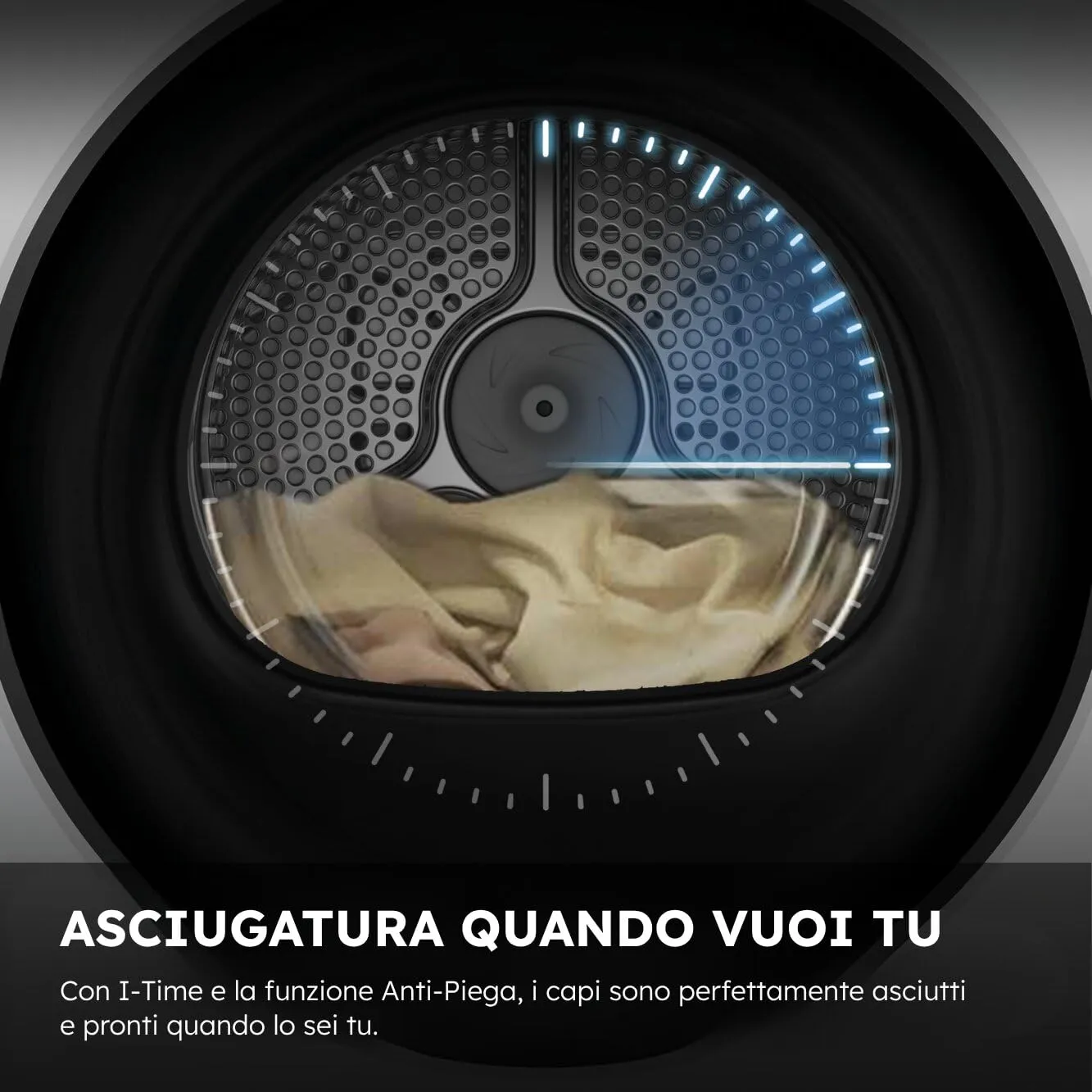 Haier X Serie 5 Asciugatrice a Pompa di Calore 9 Kg Classe D Bianca - immagine 5