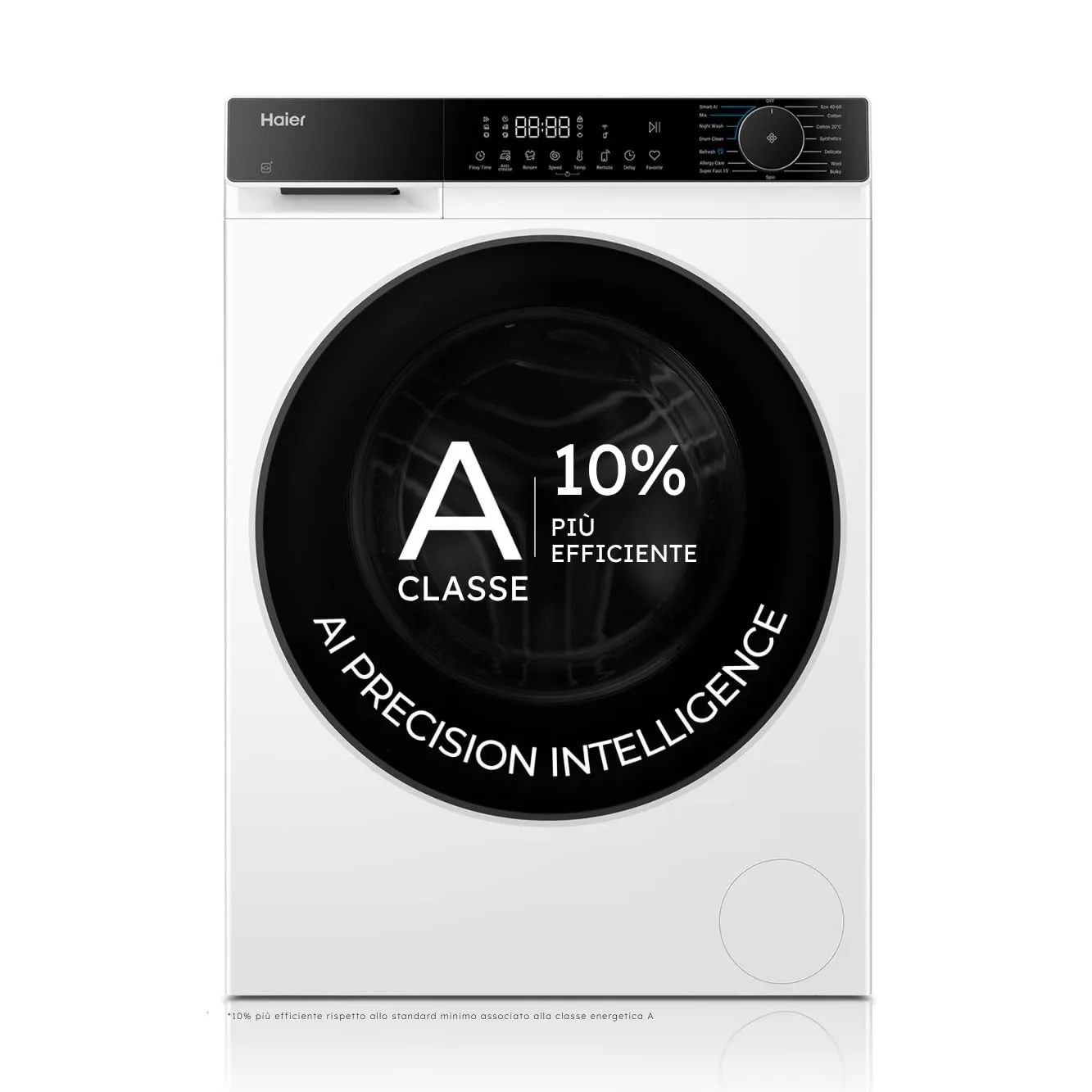 Haier X Serie 5 Lavatrice Slim 8 kg, 1400 giri, Classe A-10%, Bianca - immagine 1