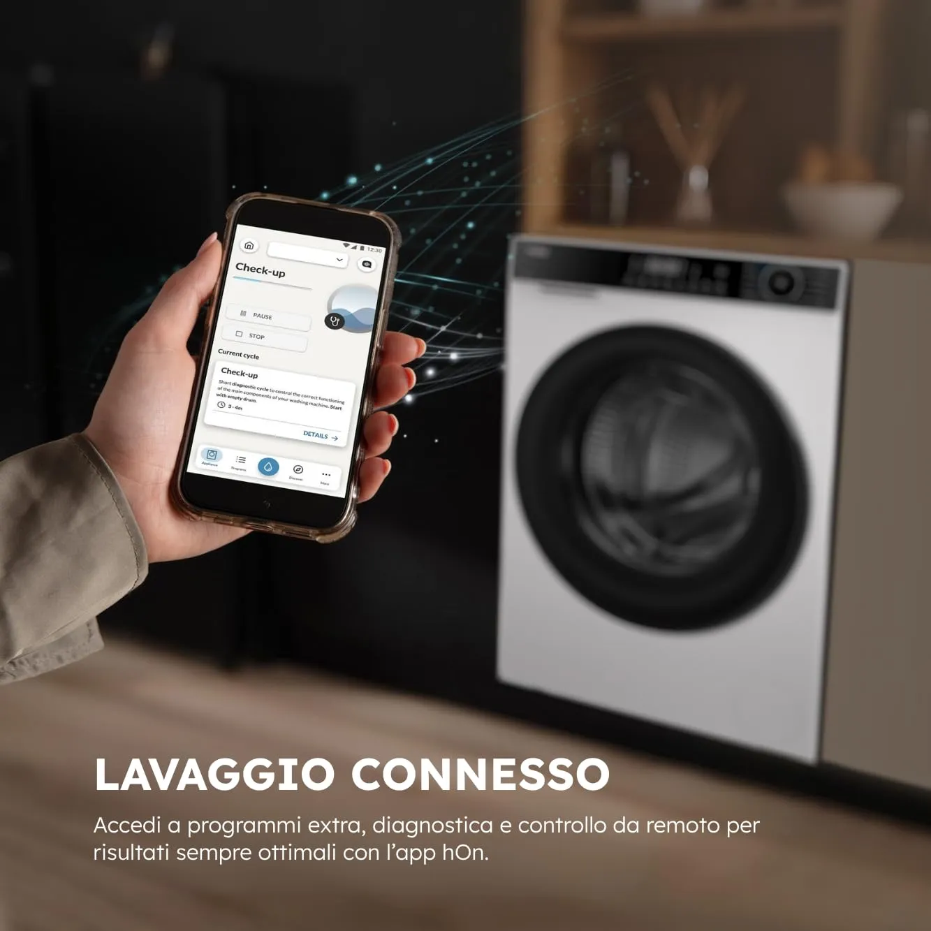 Haier X Serie 5 Lavatrice Slim 8 kg, 1400 giri, Classe A-10%, Bianca - immagine 9
