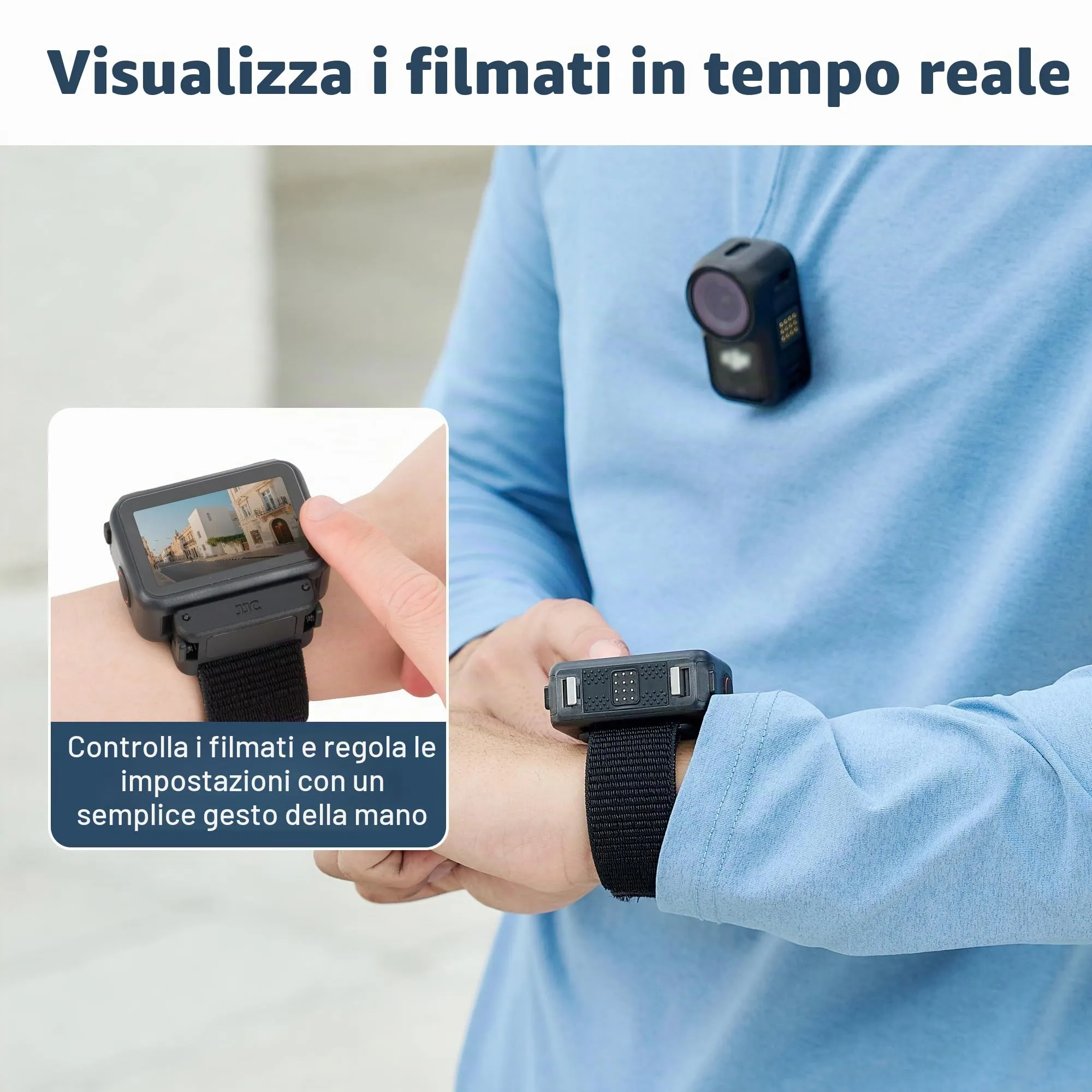 JJC Osmo Nano Supporto Magnetico da Polso per Vision Dock - immagine 3