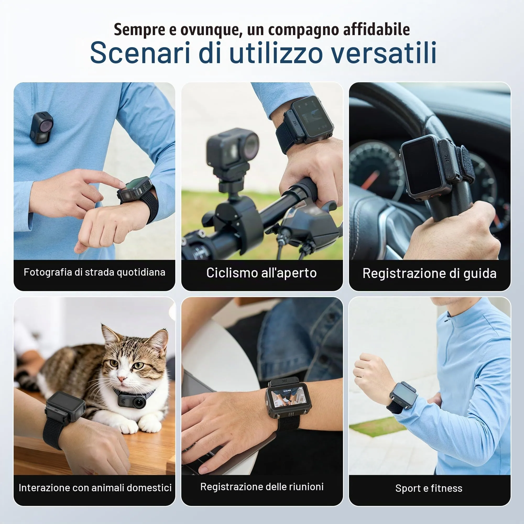 JJC Osmo Nano Supporto Magnetico da Polso per Vision Dock - immagine 8