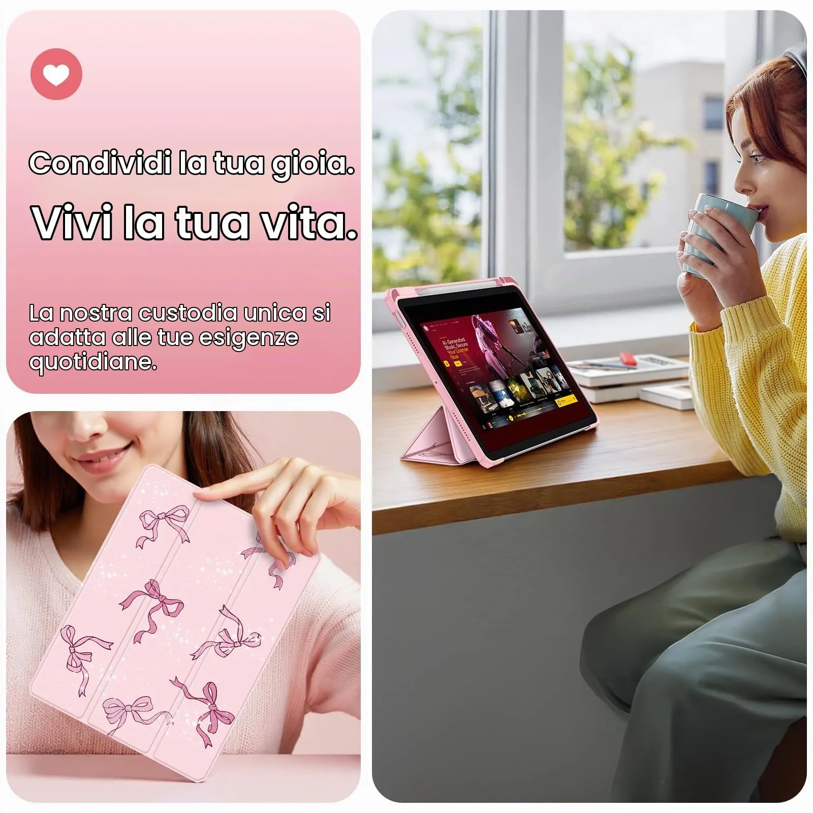 FINTIE Cover per iPad Air 11" (M4/M3/M2 2024-2026) e iPad Air 5a & 4a Gen 10,9" - immagine 4