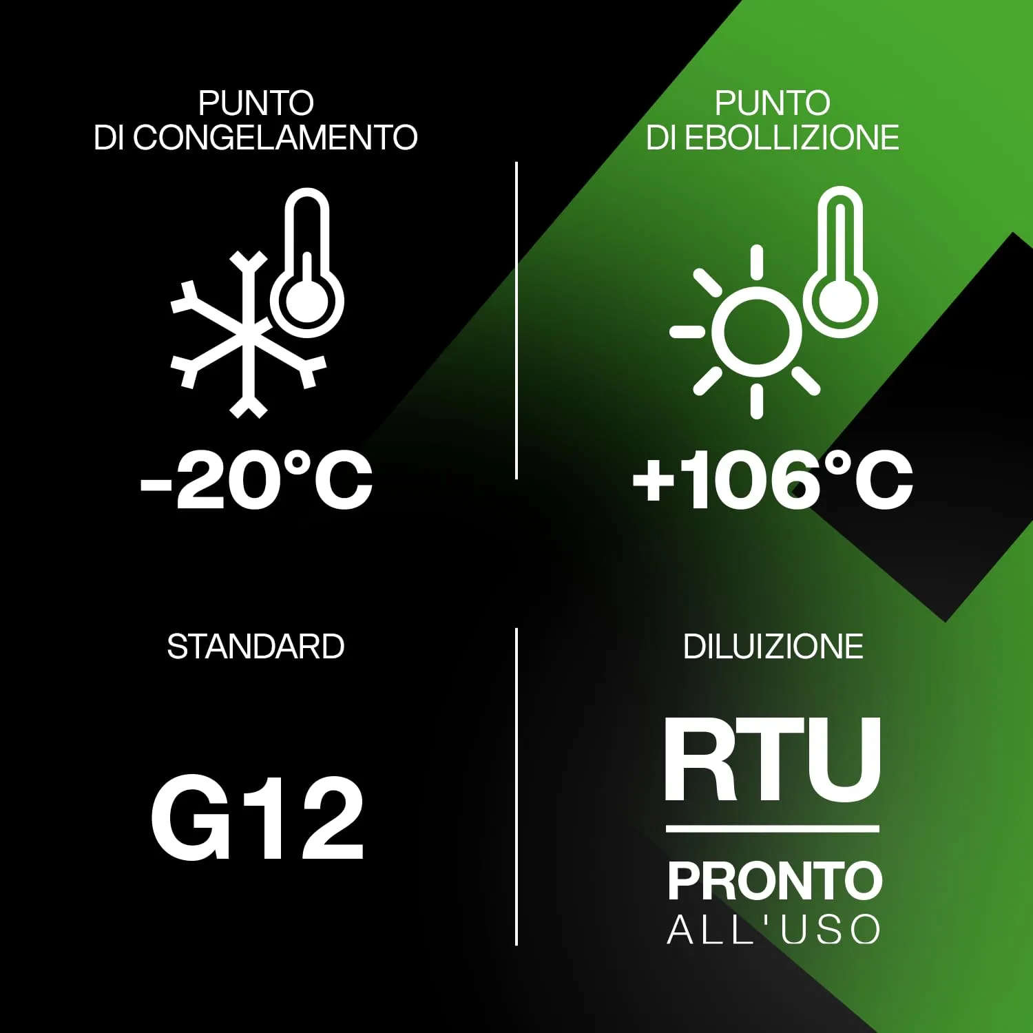 ERRECOM Green Cool Liquido Radiatore G12 OAT Pronto all'Uso, 5 Litri - immagine 3