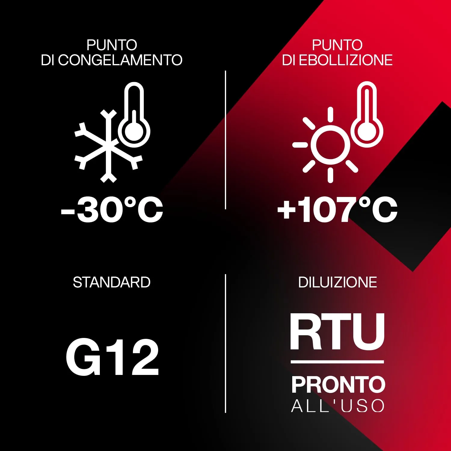 ERRECOM Red Cool Liquido Radiatore Rosso Fluorescente G12 OAT Pronto all’Uso, 5 Litri - immagine 3