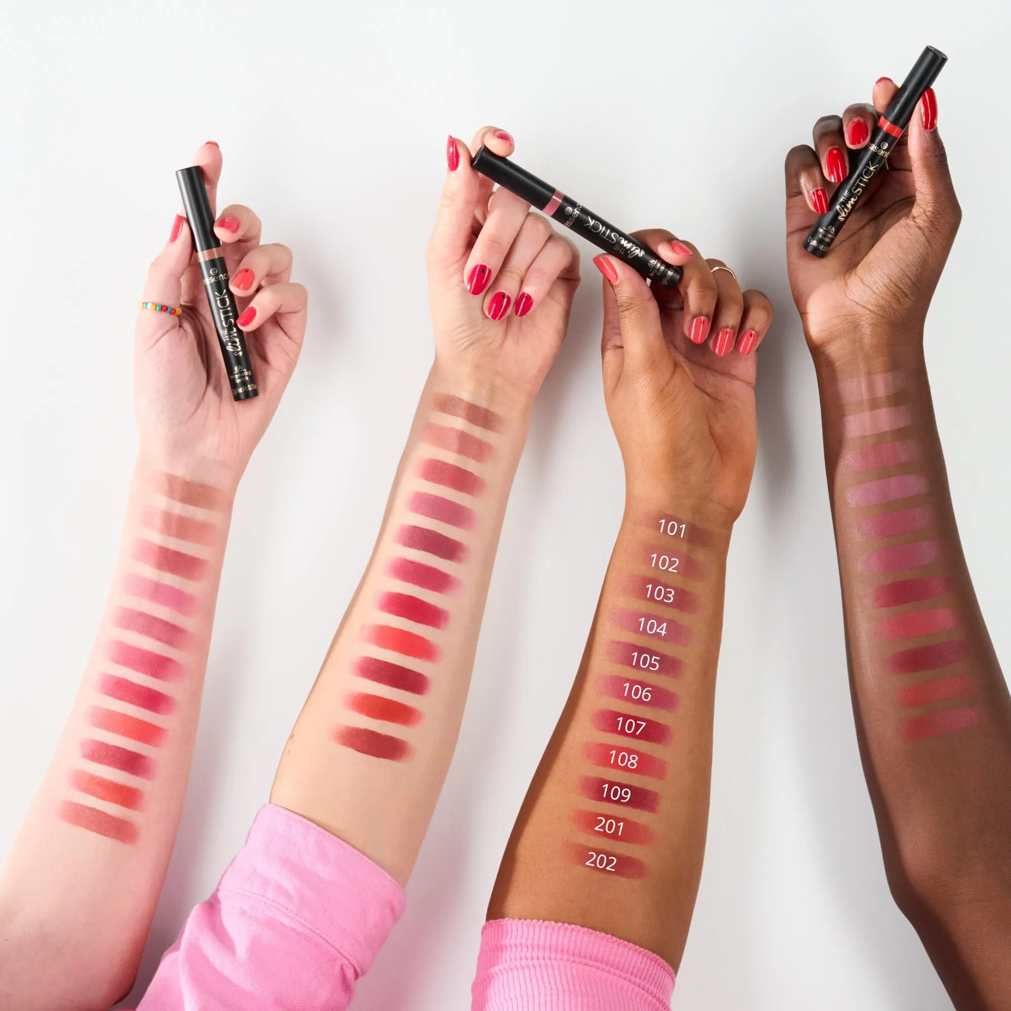 Essence Cosmetics The Slim Stick Lipstick 101 Choc-o-holic (1.7g) - immagine 5