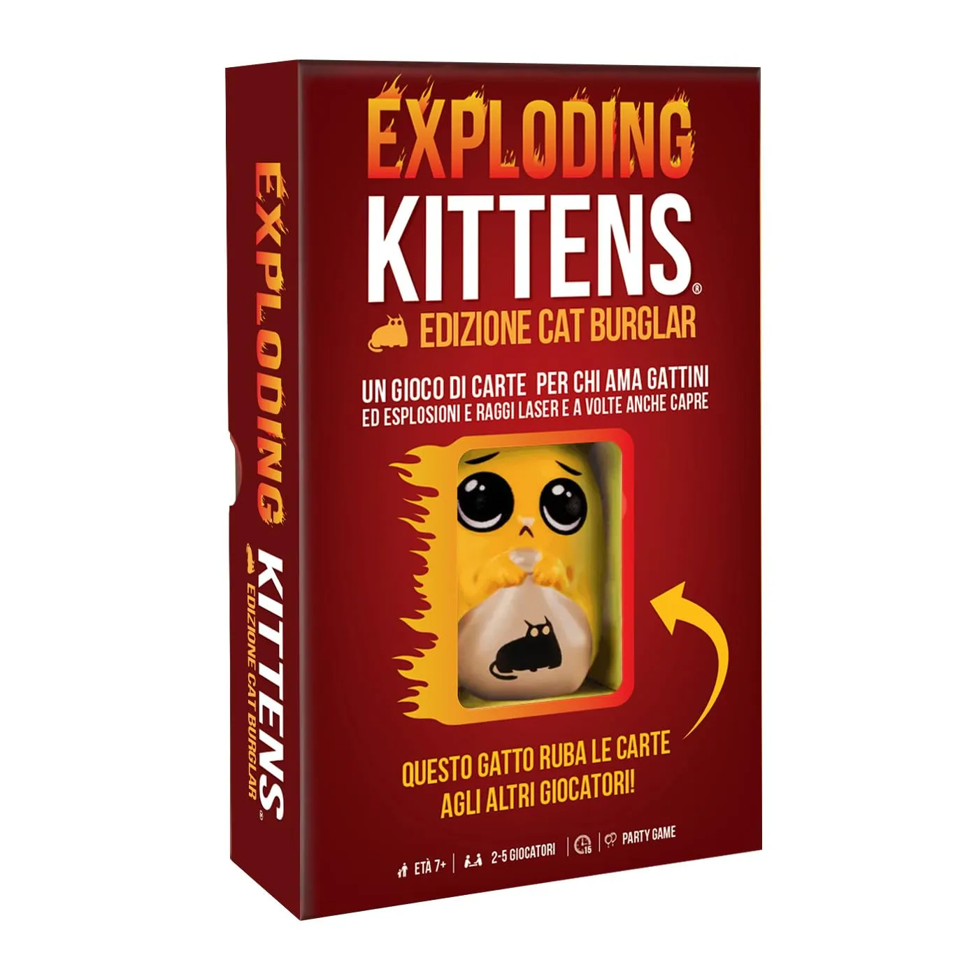 Exploding Kittens Edizione Cat Burglar - Gioco da Tavolo Base in Italiano - immagine 8